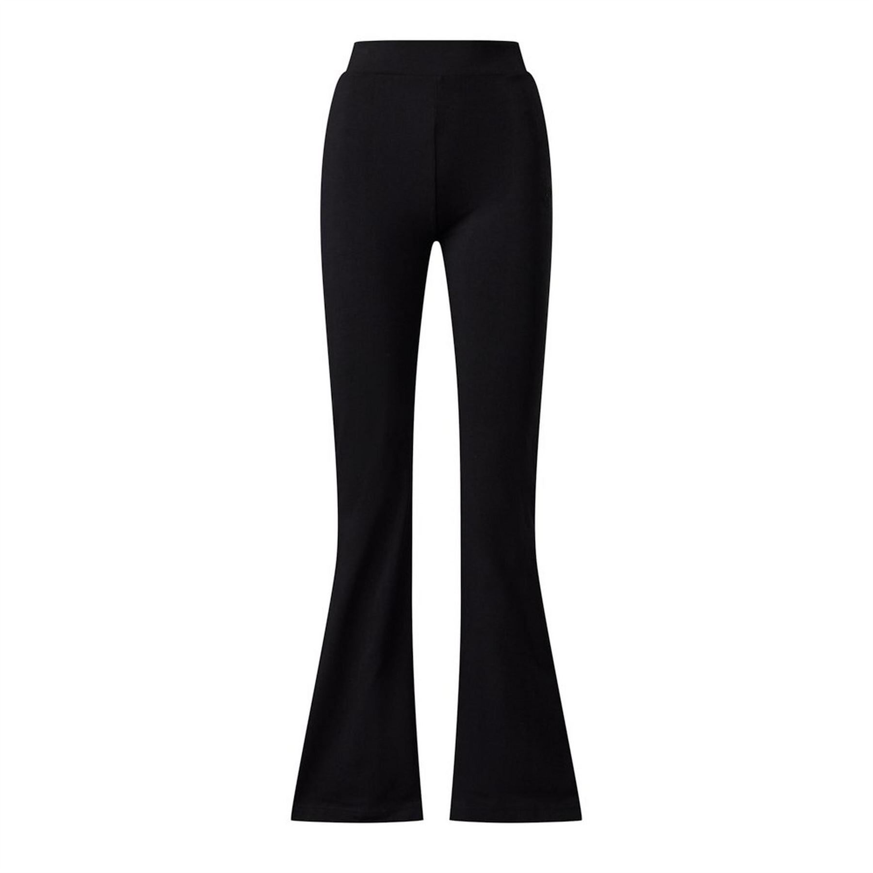 Gym King King Victory Cotton Jersey Flared Legging   Black