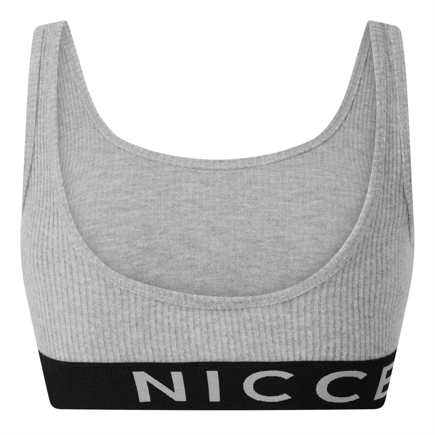Nicce Lull Scoop Neck Cropped Snug Fit Bra
