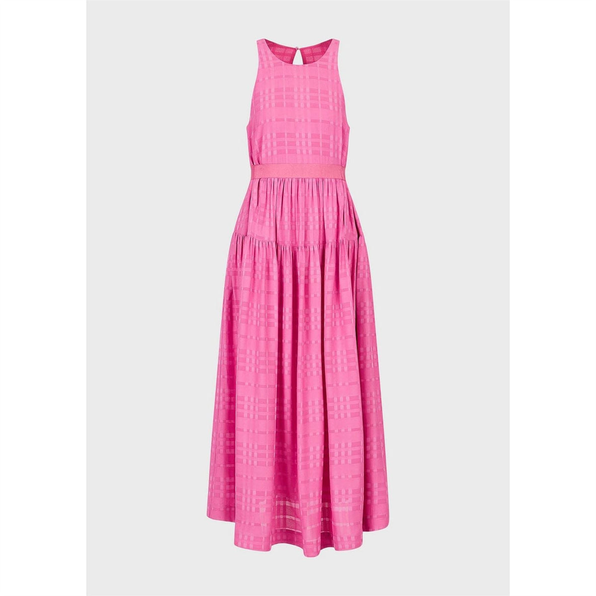 Emporio Armani Checked Midi Dress