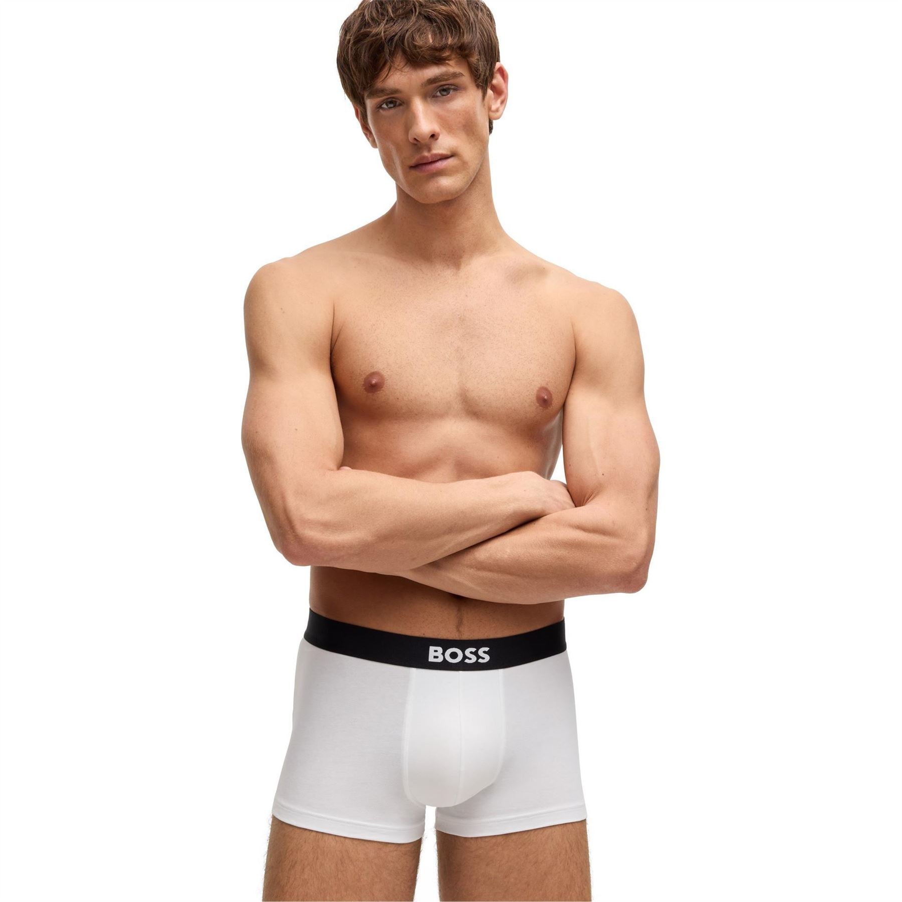Boss BOSS 3 Pack Boxers with Logo Waistband