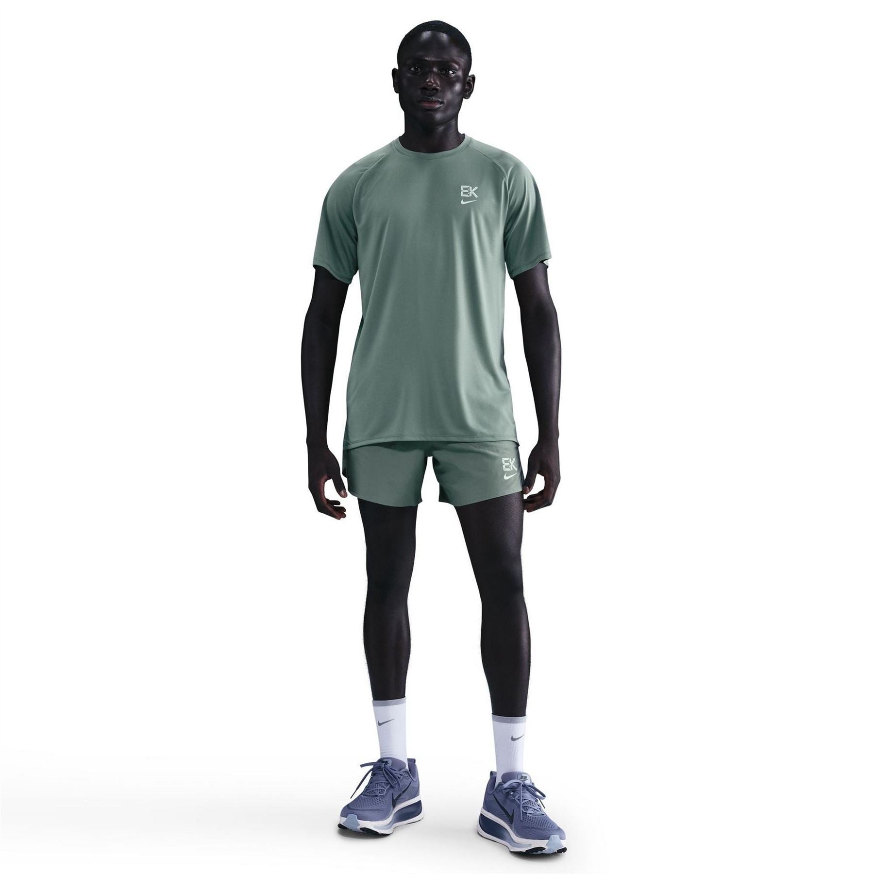 Nike Stride Crew Neck Raglan Sleeve Jersey T-Shirt