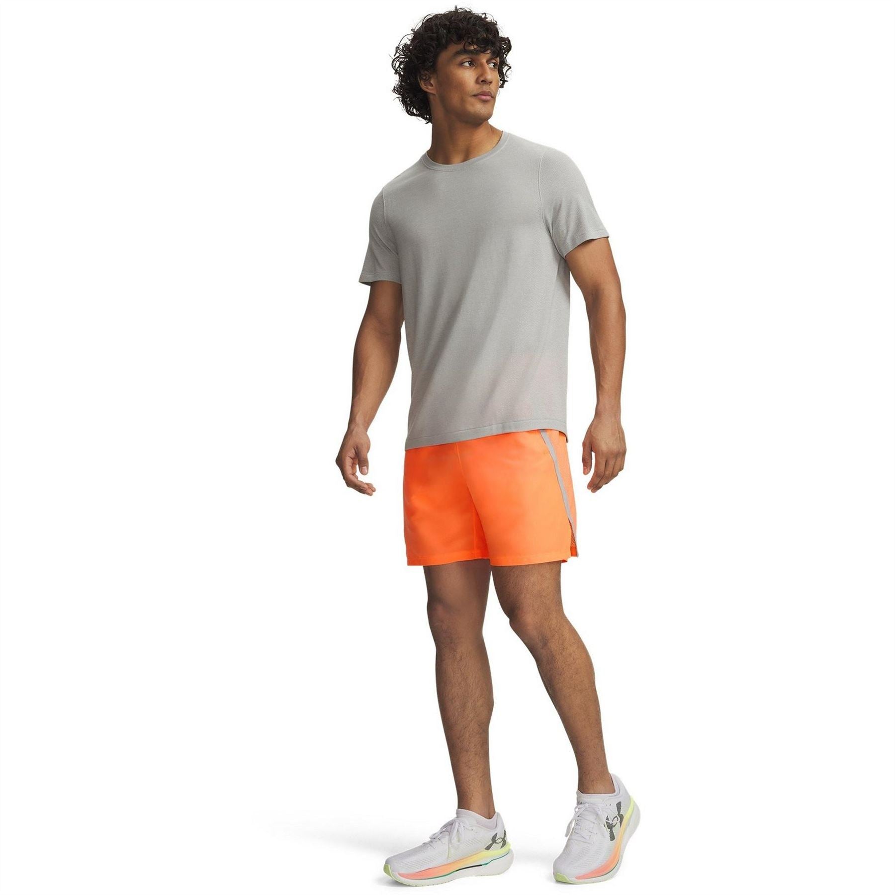Under Armour Mens Armour Ua Launch 2 In 1 7 Shorts