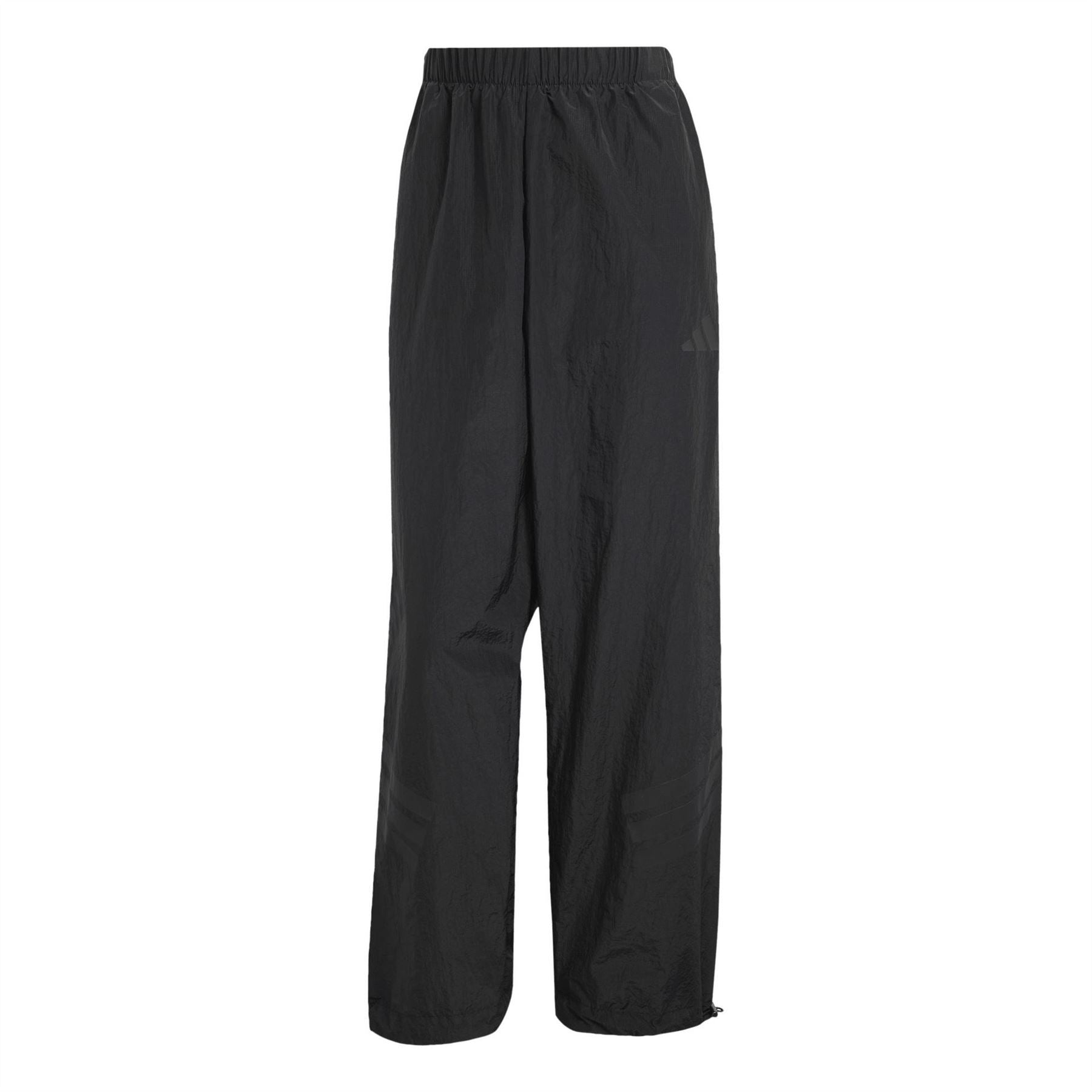 adidas Solid Patterned Wide Leg Track Pants