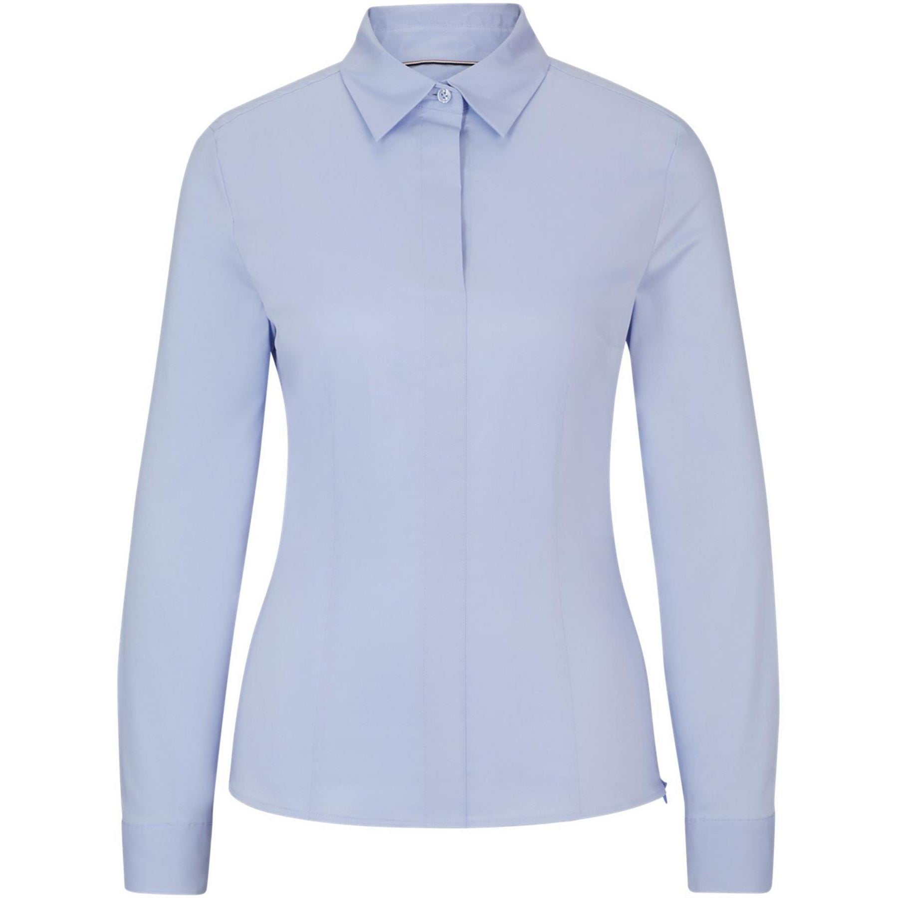 Boss Collared Neck Long Sleeve Regular Fit Shirt