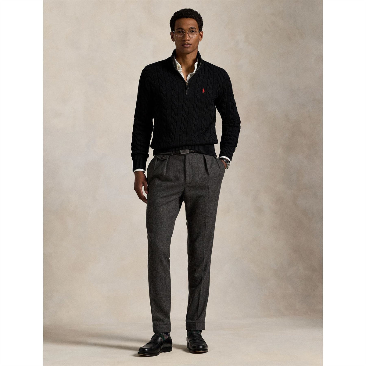 Polo Ralph Lauren Quarter Zip Knit Jumper