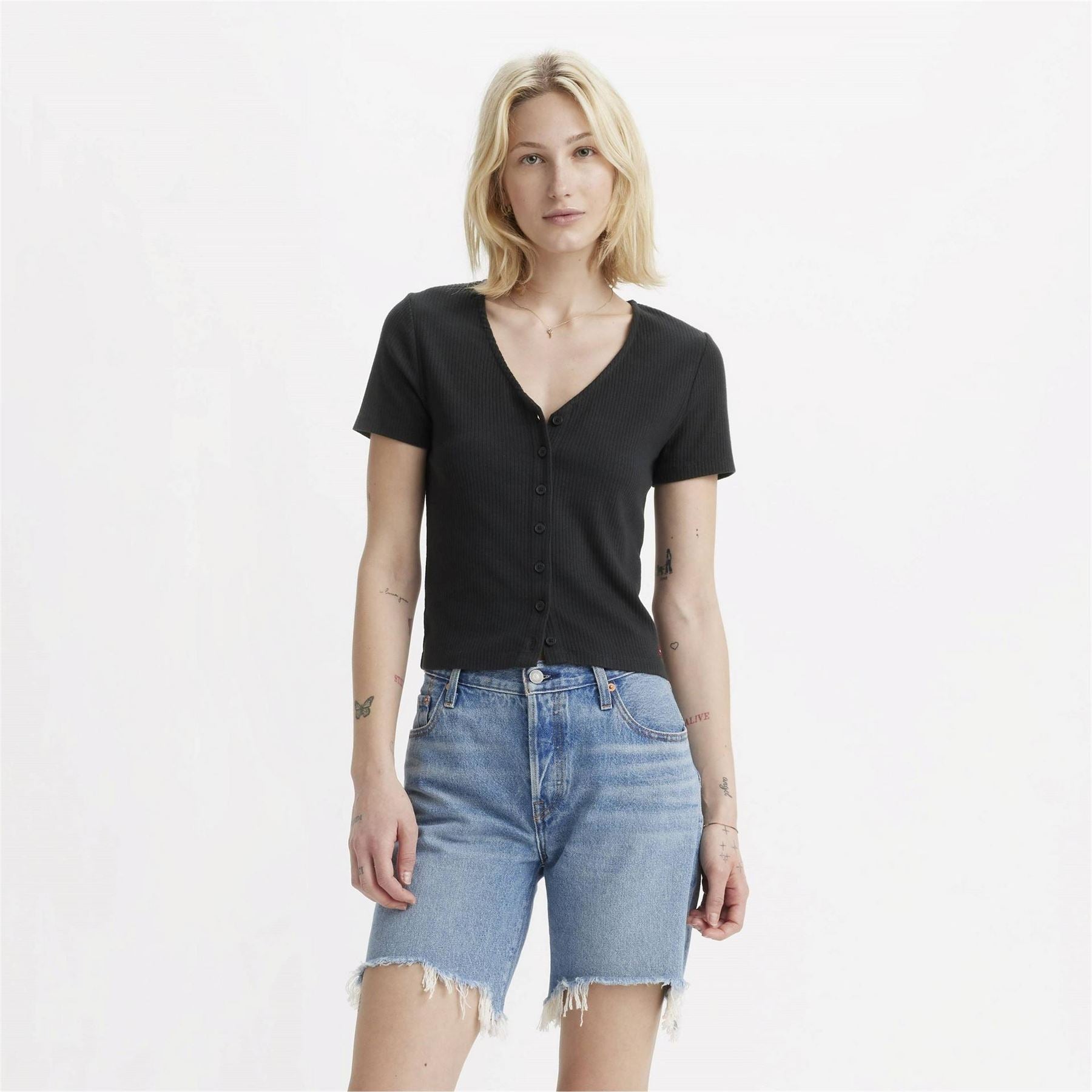 Levis Sleeve Striped T-Shirt