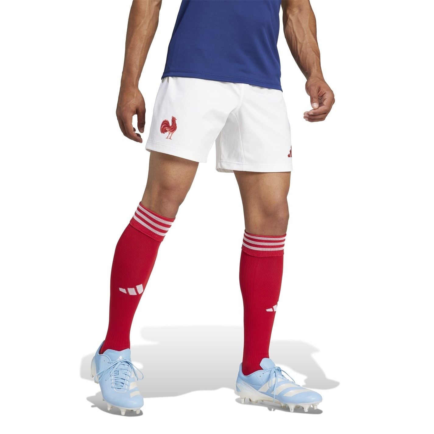 adidas France Rugby Home Shorts 2024 Adults