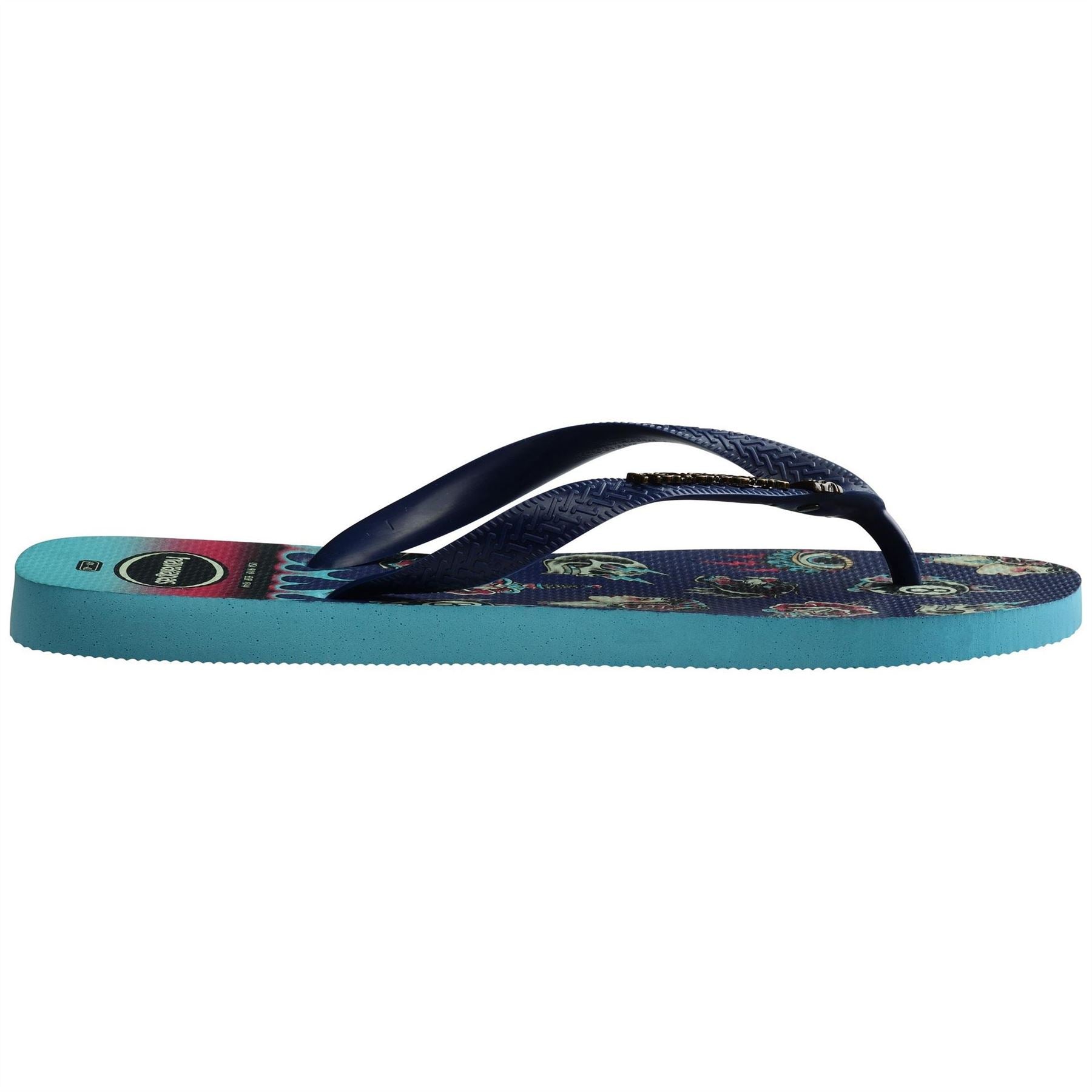 Havaianas Womens Hav. Top Tribo Ruby Red Black 39 40 Flip Flops