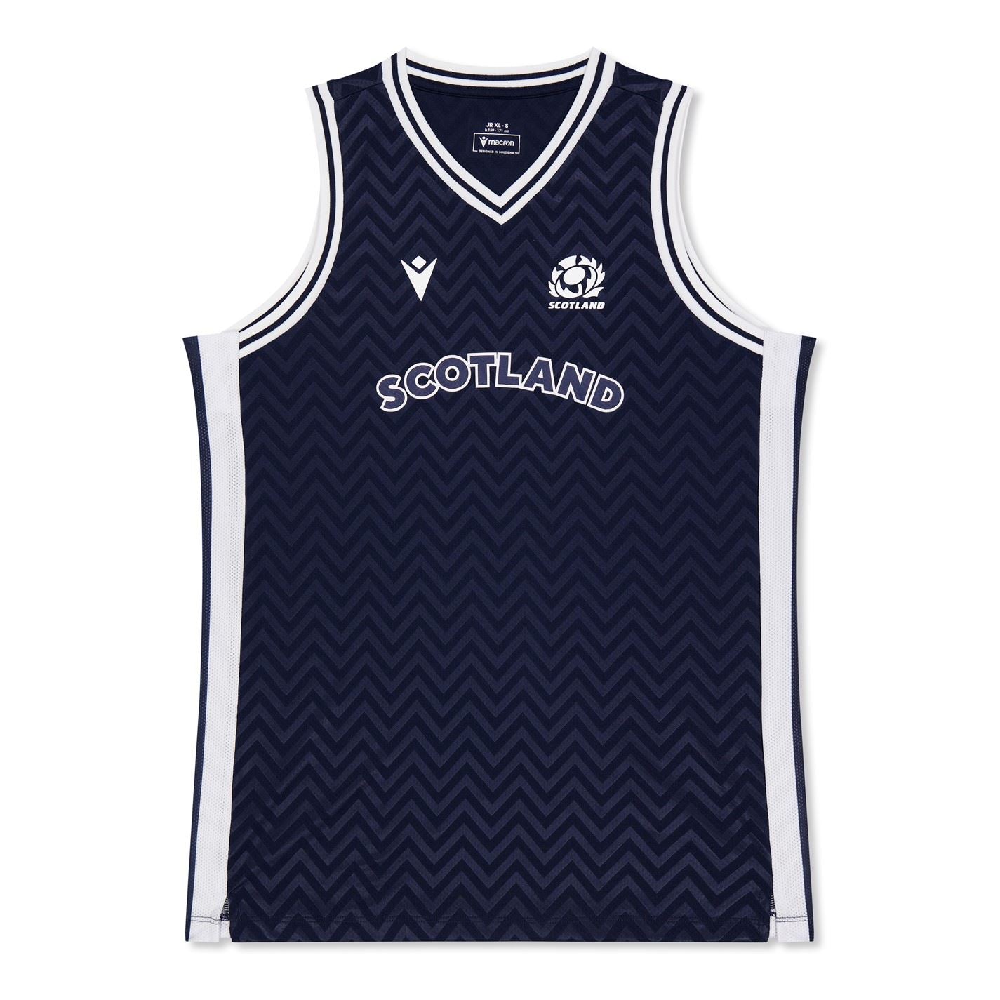 Macron Scotland Rugby Union Vest 2024 Juniors