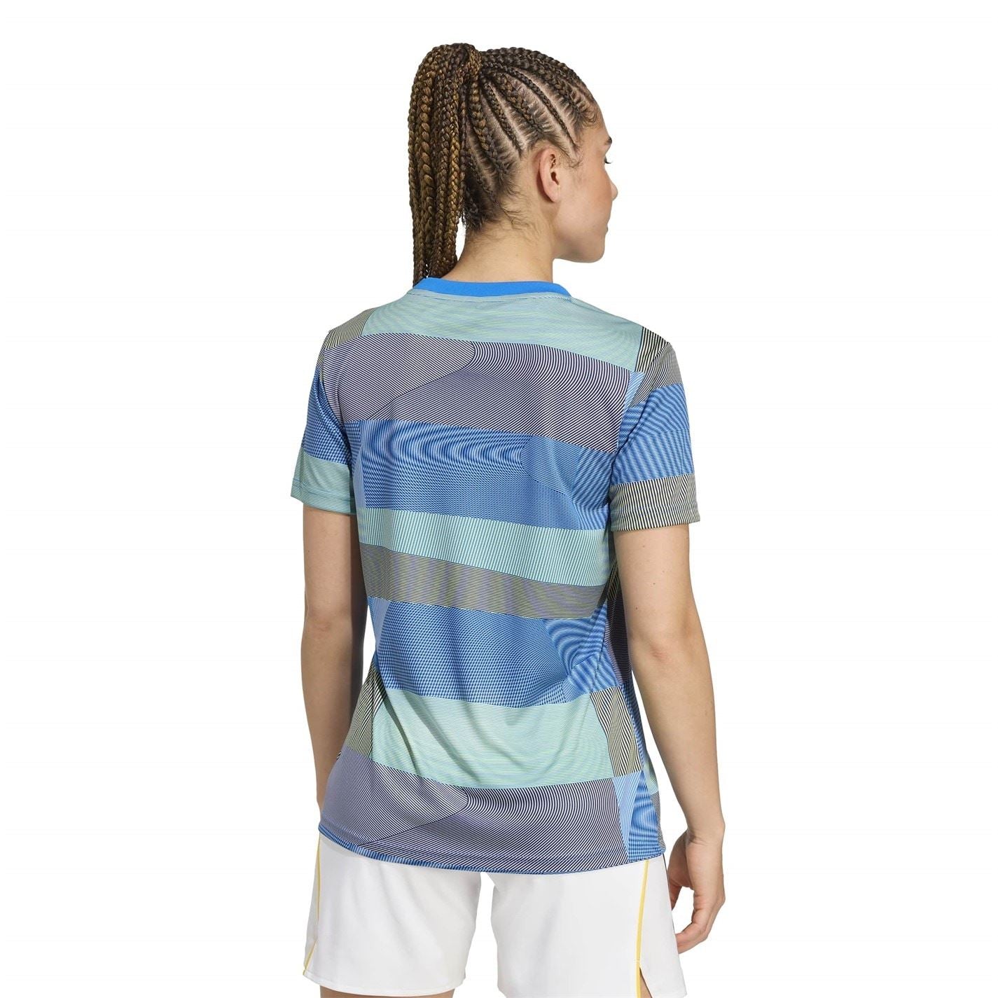 adidas Womens Real Madrid Pre Match Shirt 2025 2026