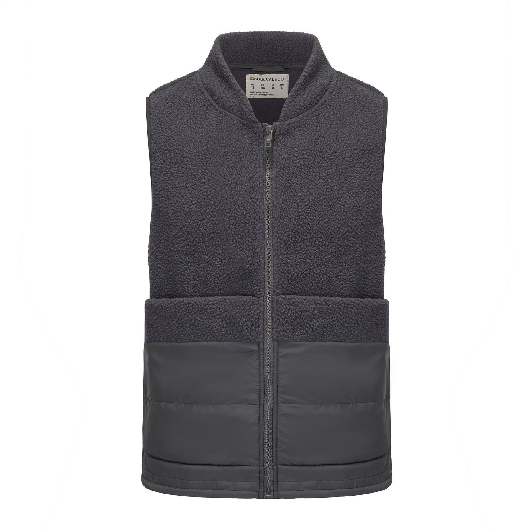 SoulCal Mock Neck Relaxed Fit Gilet
