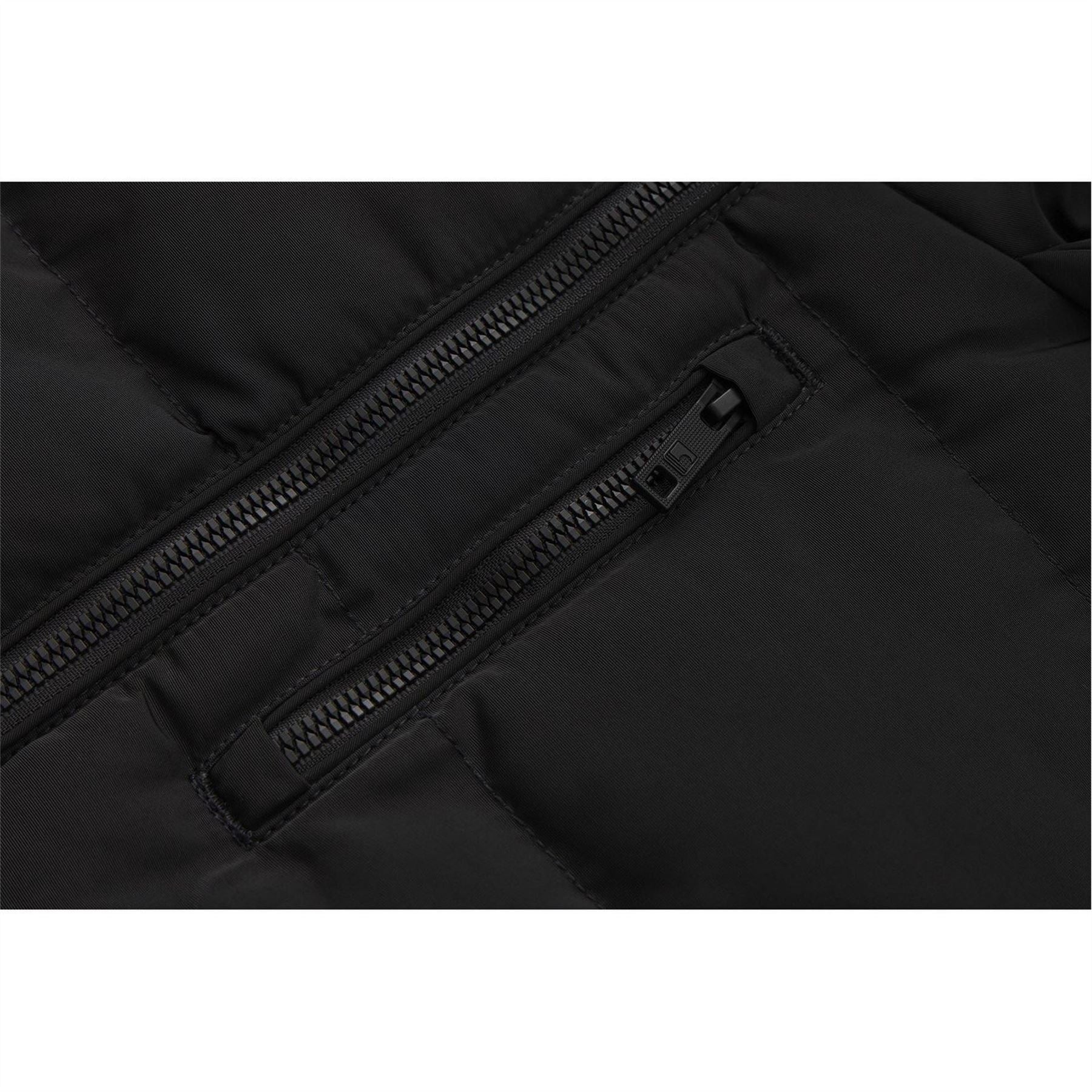 SoulCal Boys 2 Zip Bubble Jacket Junior