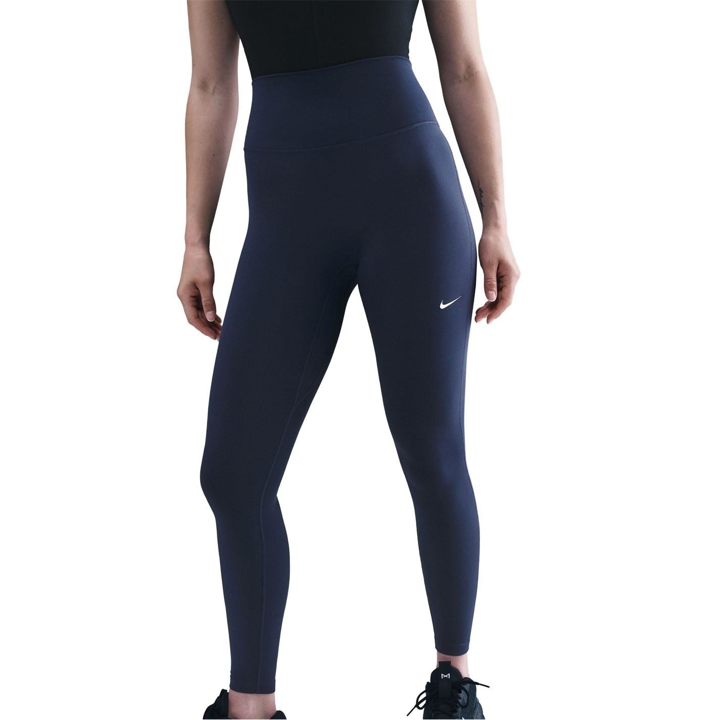 Nike Womens One Seamless Front High Waisted Leggings