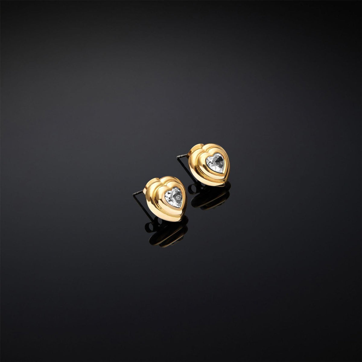 Chiara Ferragni Cubic Zirconia Crystal Stud Earrings