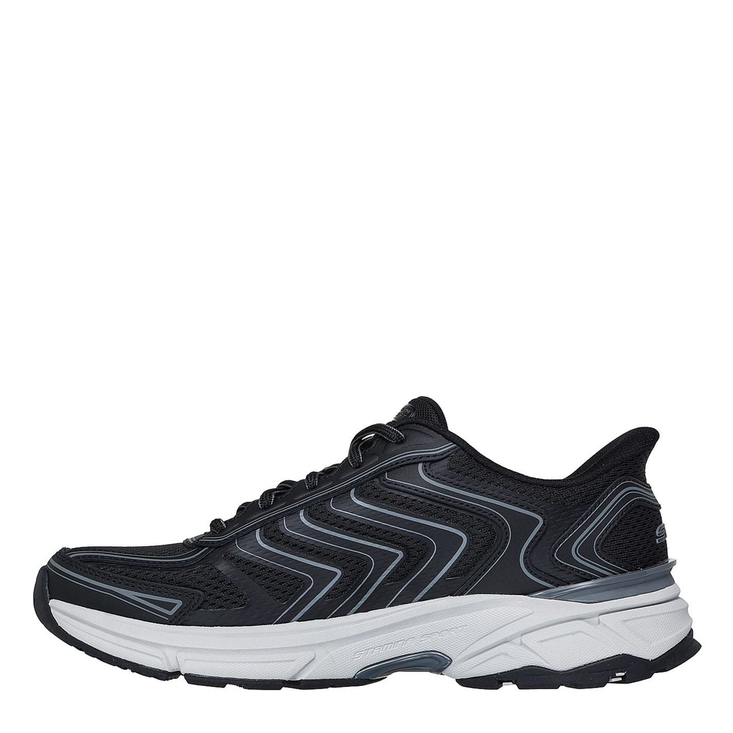 Skechers Mens Slip Ins: Stamina Sport Retro Runners Trainers