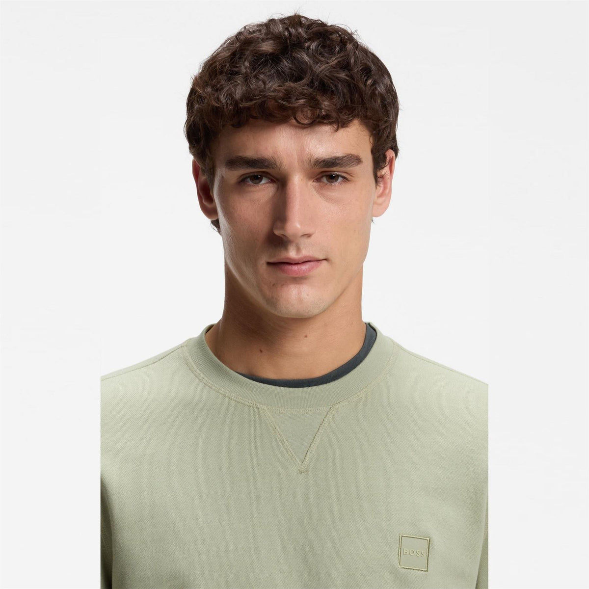 Boss Orange Long Sleeve Premium Cotton Sweatshirt (westart Crew Neck)