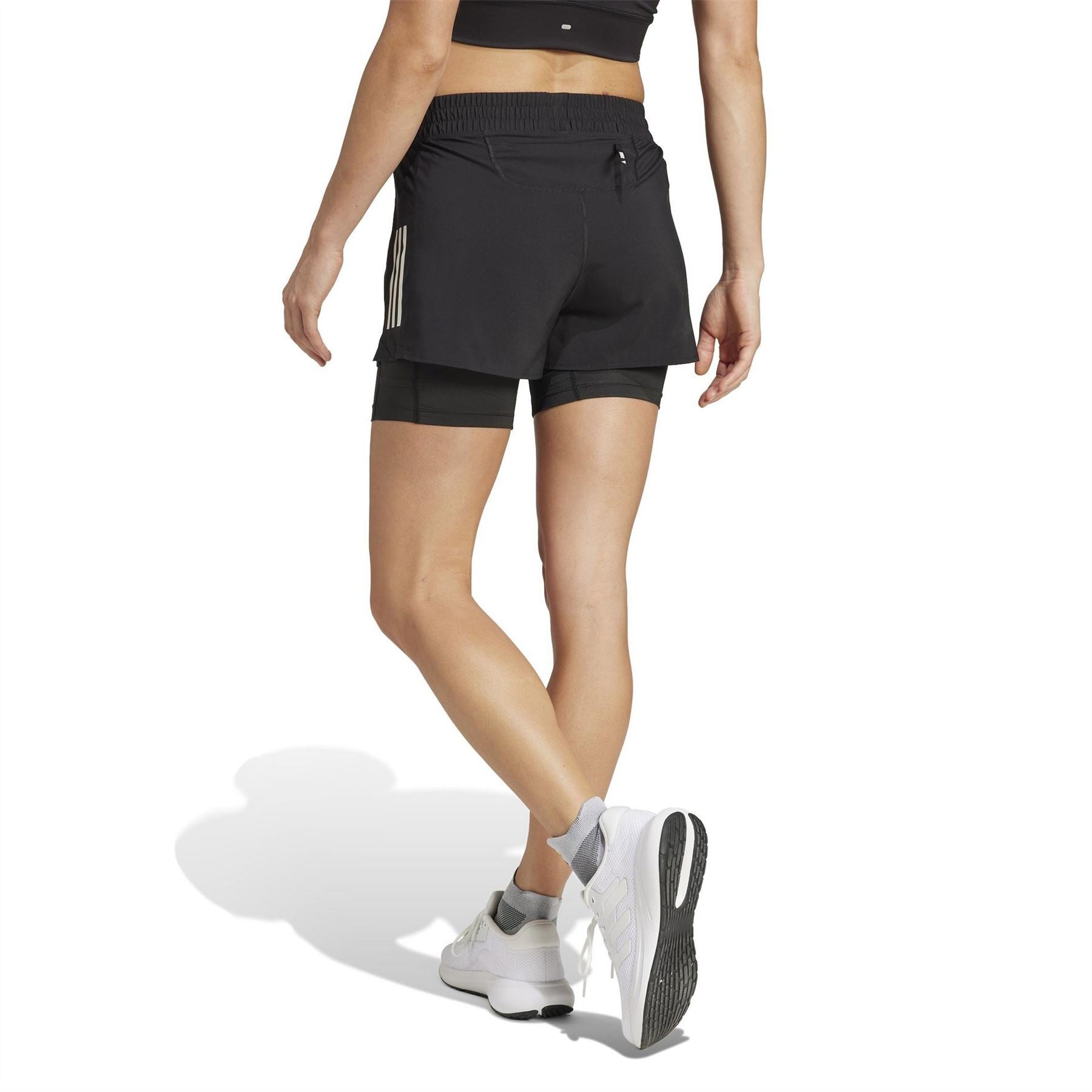 adidas Womens Own The Run 2 In 1 Running Shorts