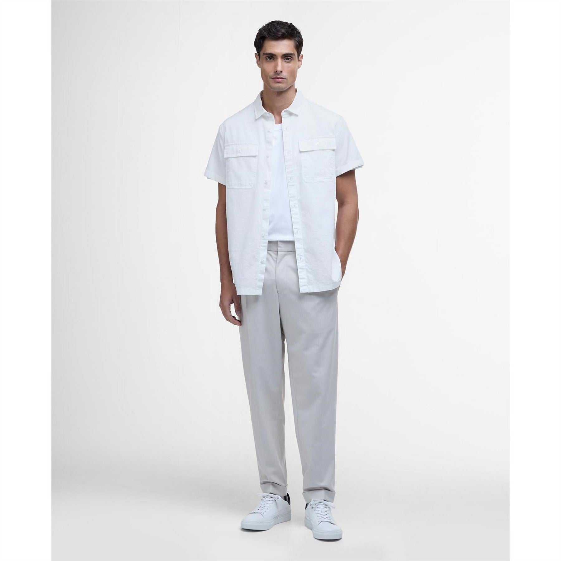 Barbour International Textured Short Sleeve Shirt
