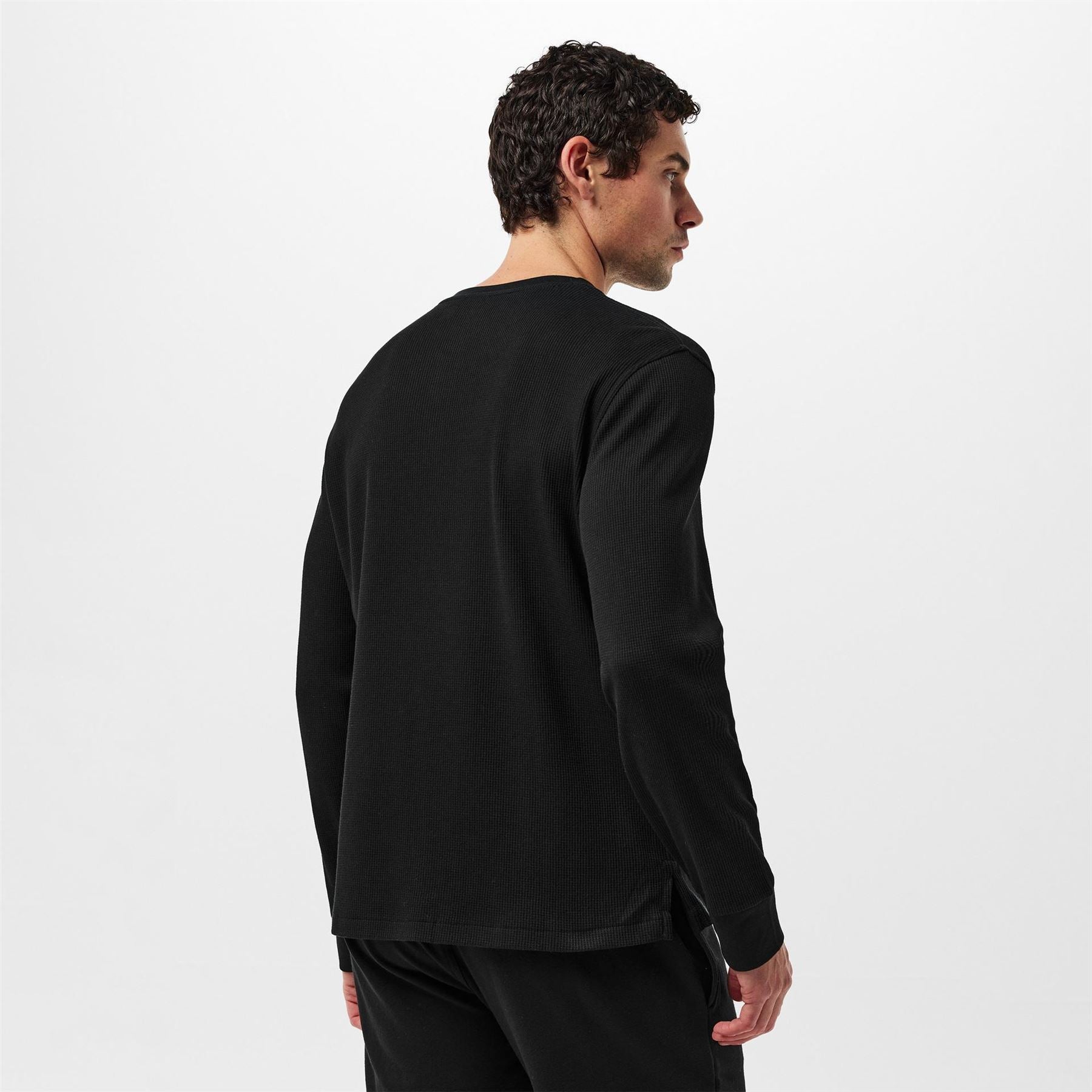 Polo Ralph Lauren Waffle Henley Long Sleeve T-Shirt