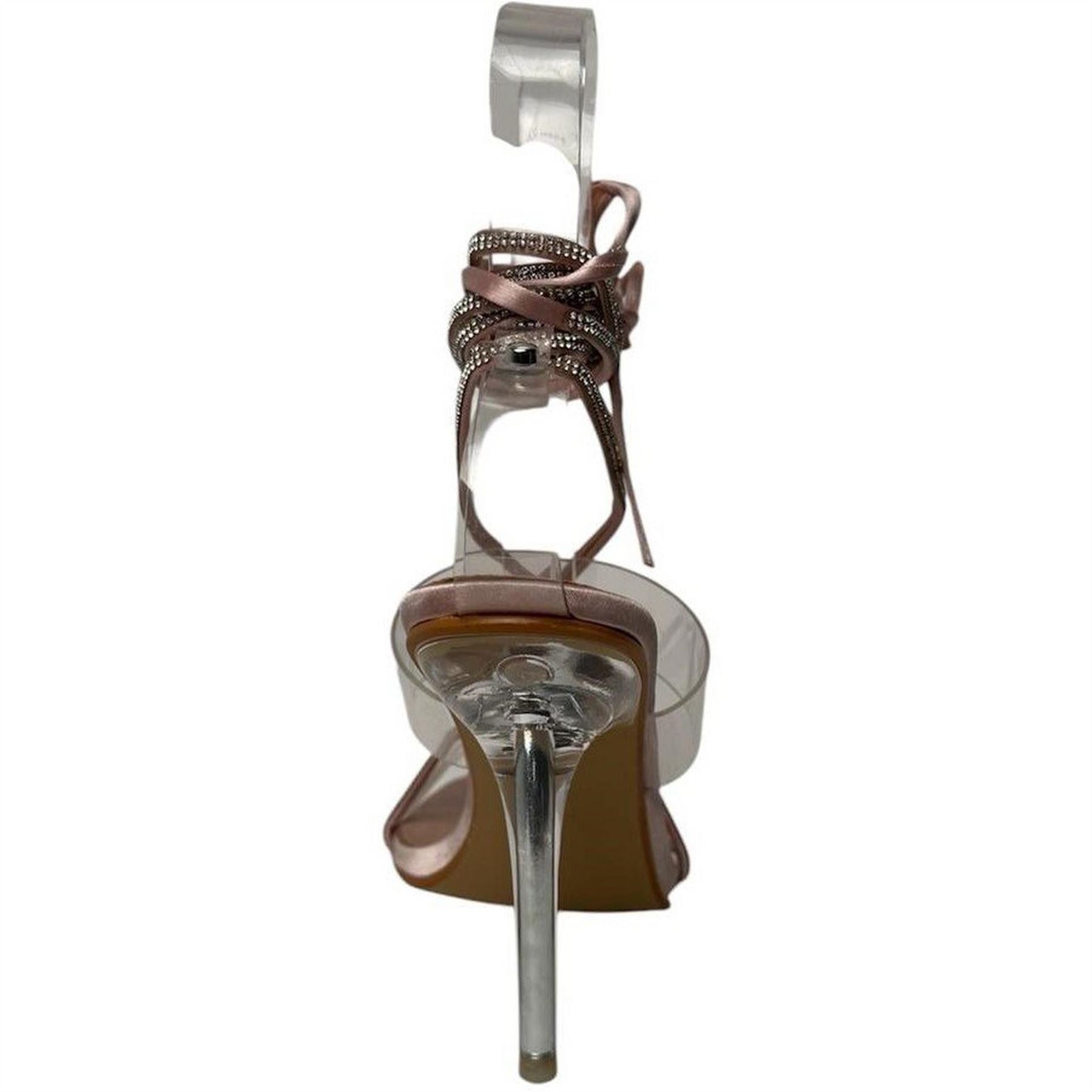 No Doubt Doub Stiletto Heel Open Toe Sandals