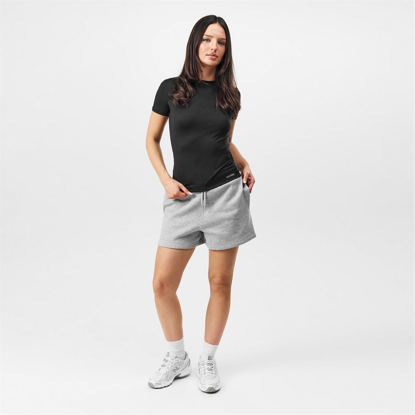 USA Pro Pro Essential Slim Fit Crew Neck T-Shirt