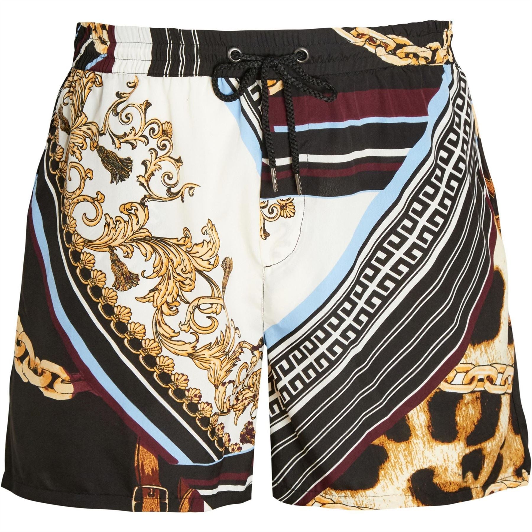 Another Influence Drawstring Floral Bermuda Shorts
