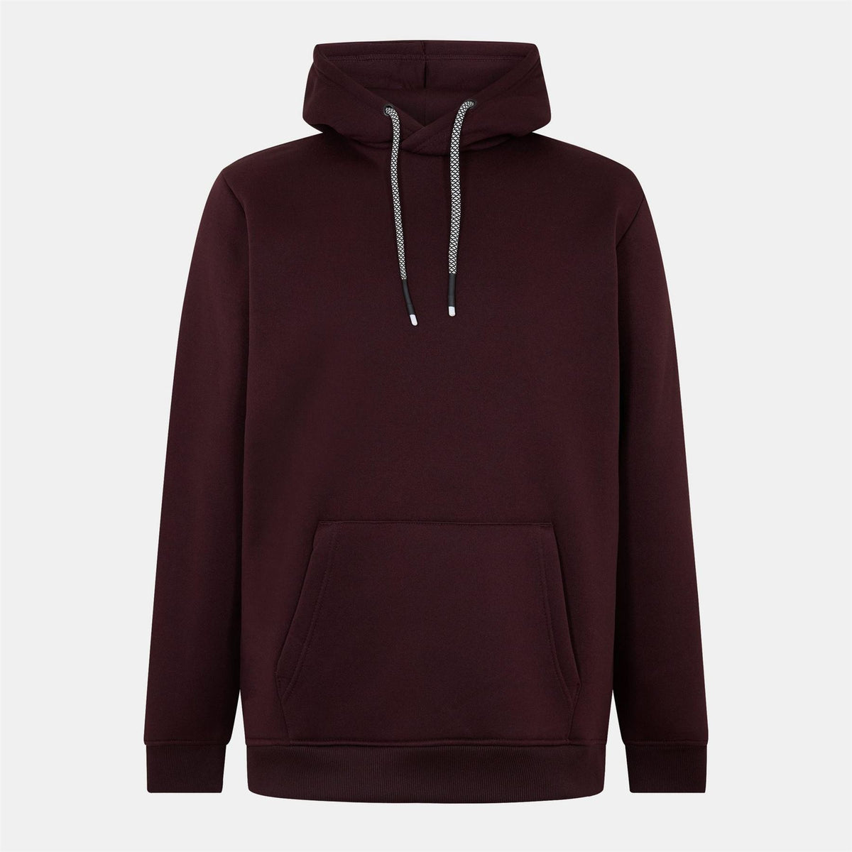 Brave Soul Regular Fit Cross Over Hooded Sweatshirt