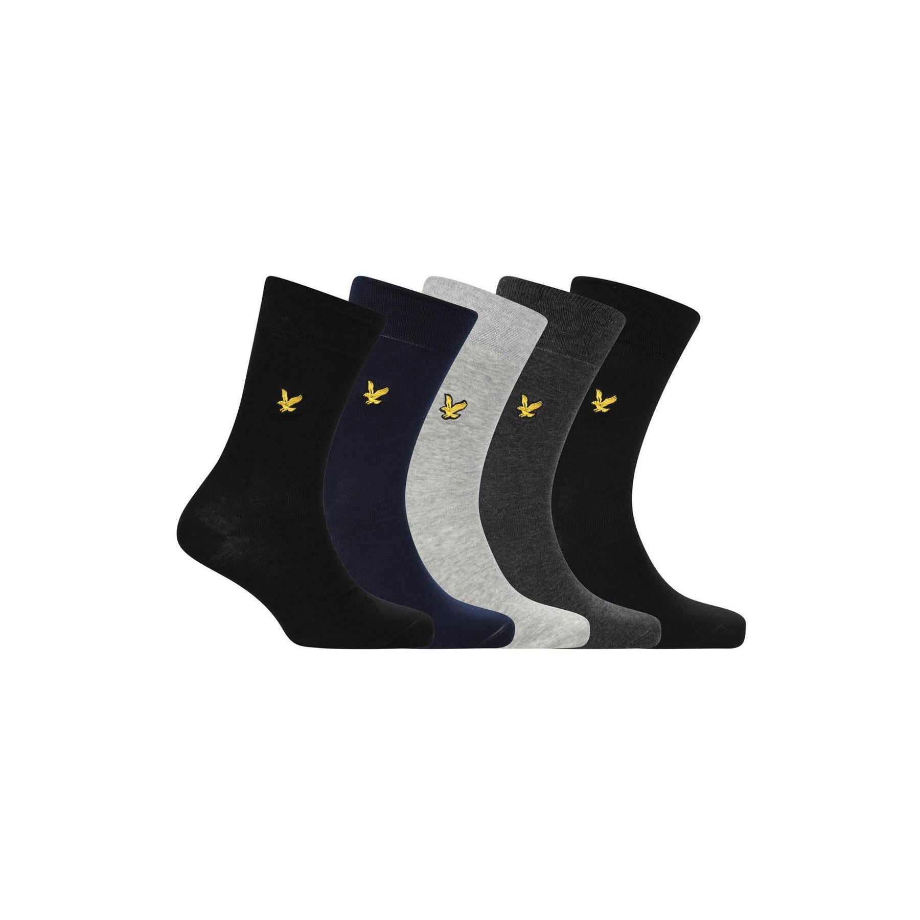 Lyle and Scott Liam 5 Pack Crew Socks