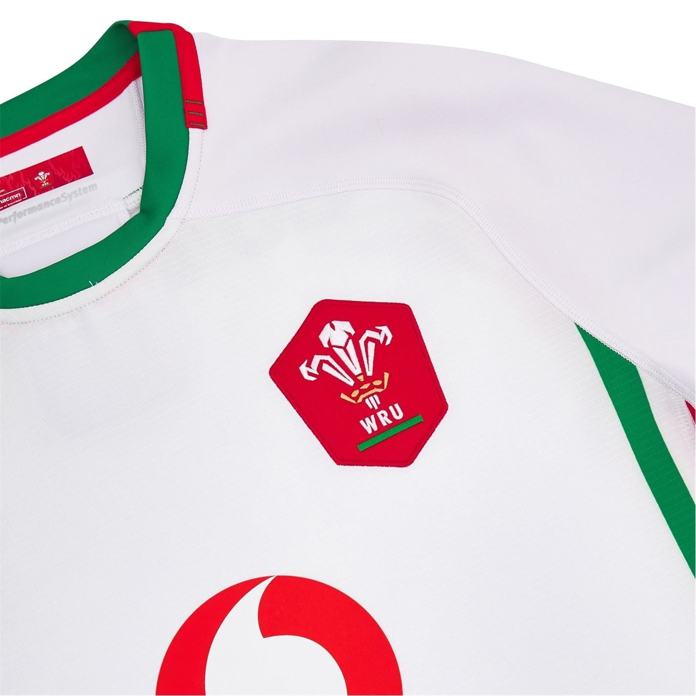 Macron Welsh Rugby Union Authentic Away Shirt 2024 Adults