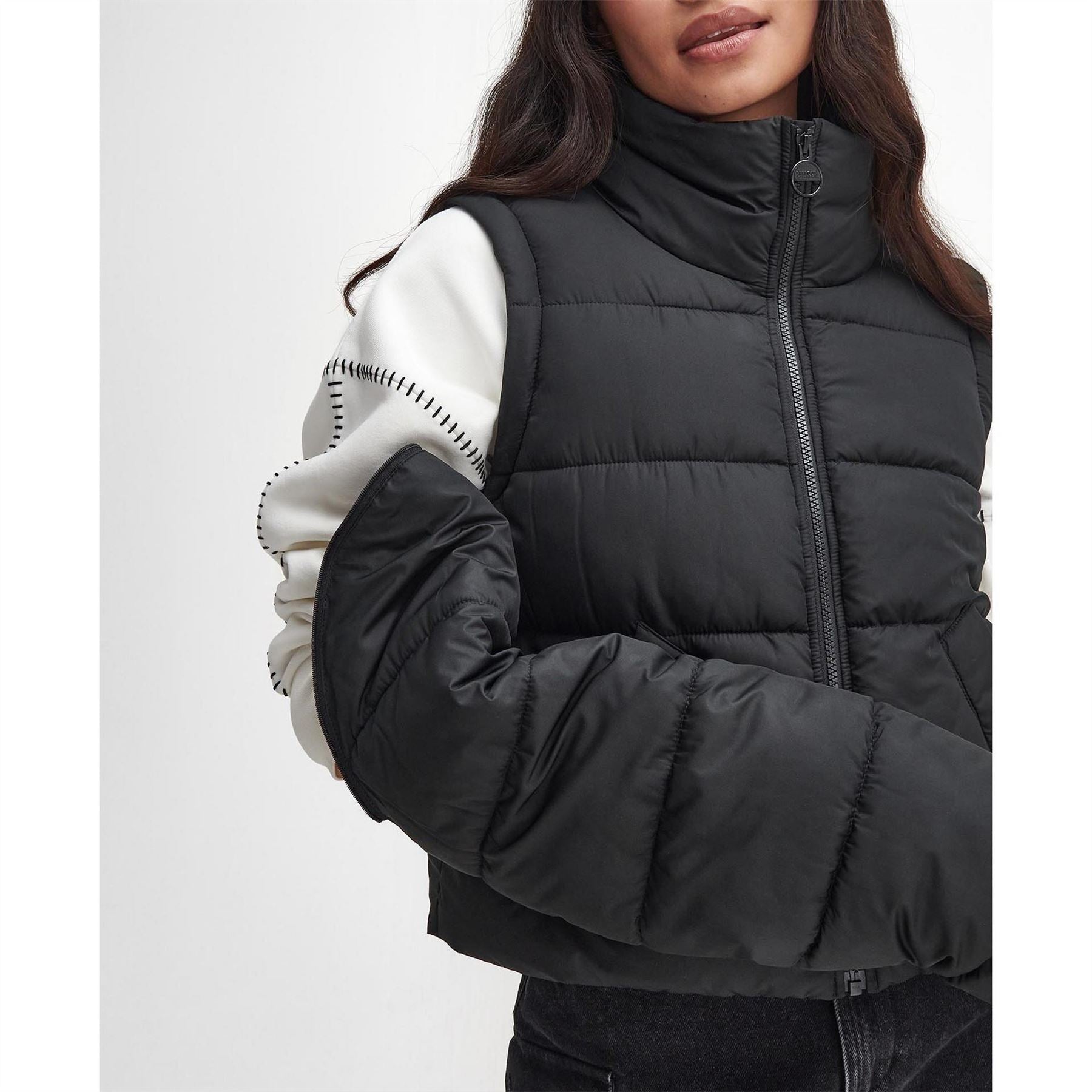 Barbour International Convertible Puffer Jacket