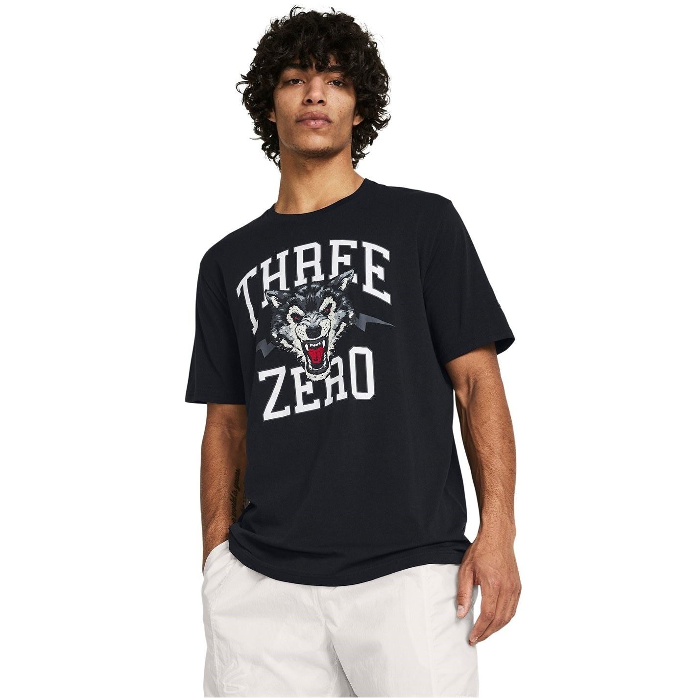 Under Armour Mens Armour Curry Young Wolf Tee T-Shirt