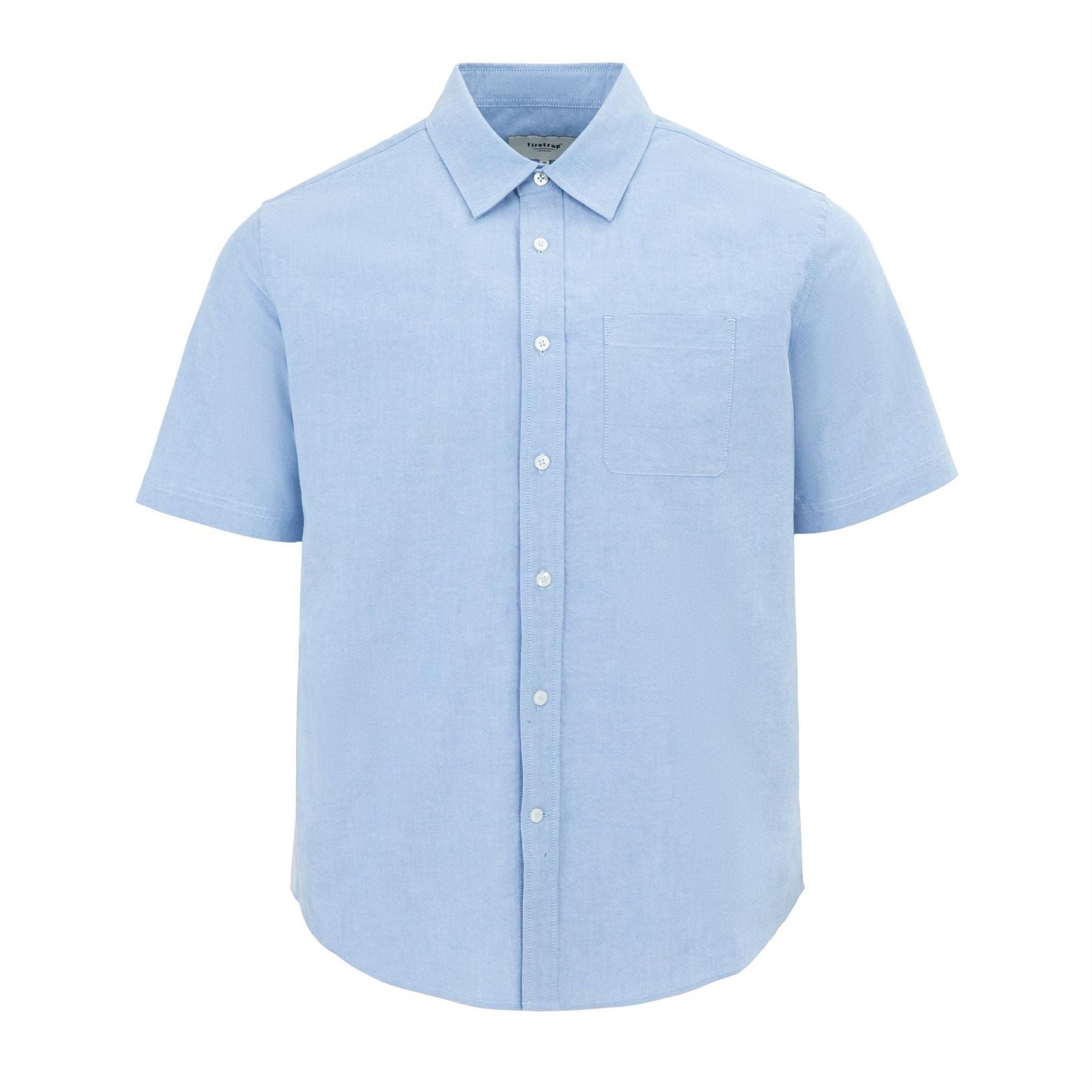 Firetrap Mens Short Sleeve Oxford Shirt