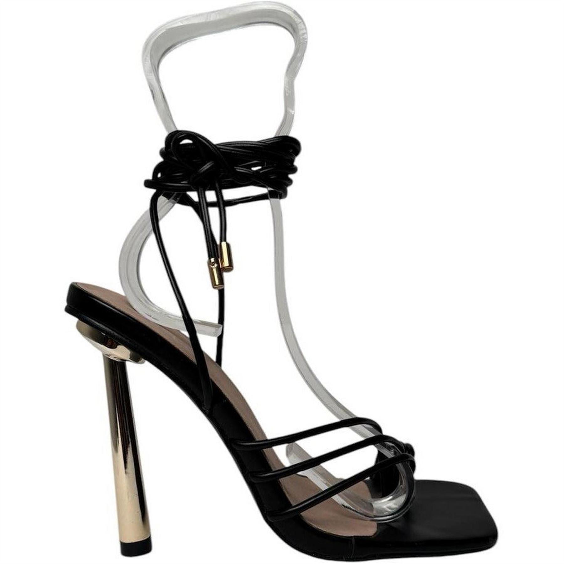 Chic T Loop High Heel Open Toe Sandals