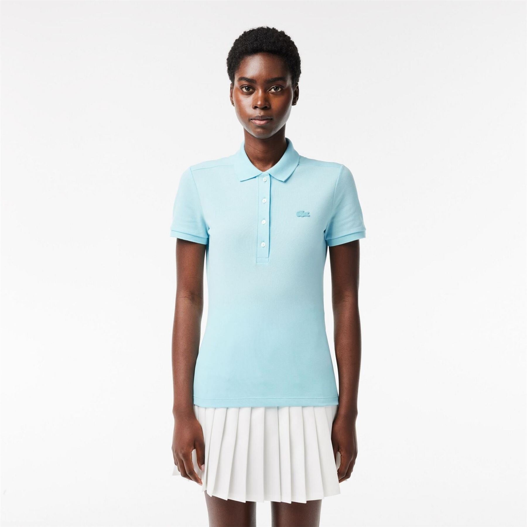 Lacoste Slim Fit Stretch Mini Pique Short Sleeve Polo Shirt