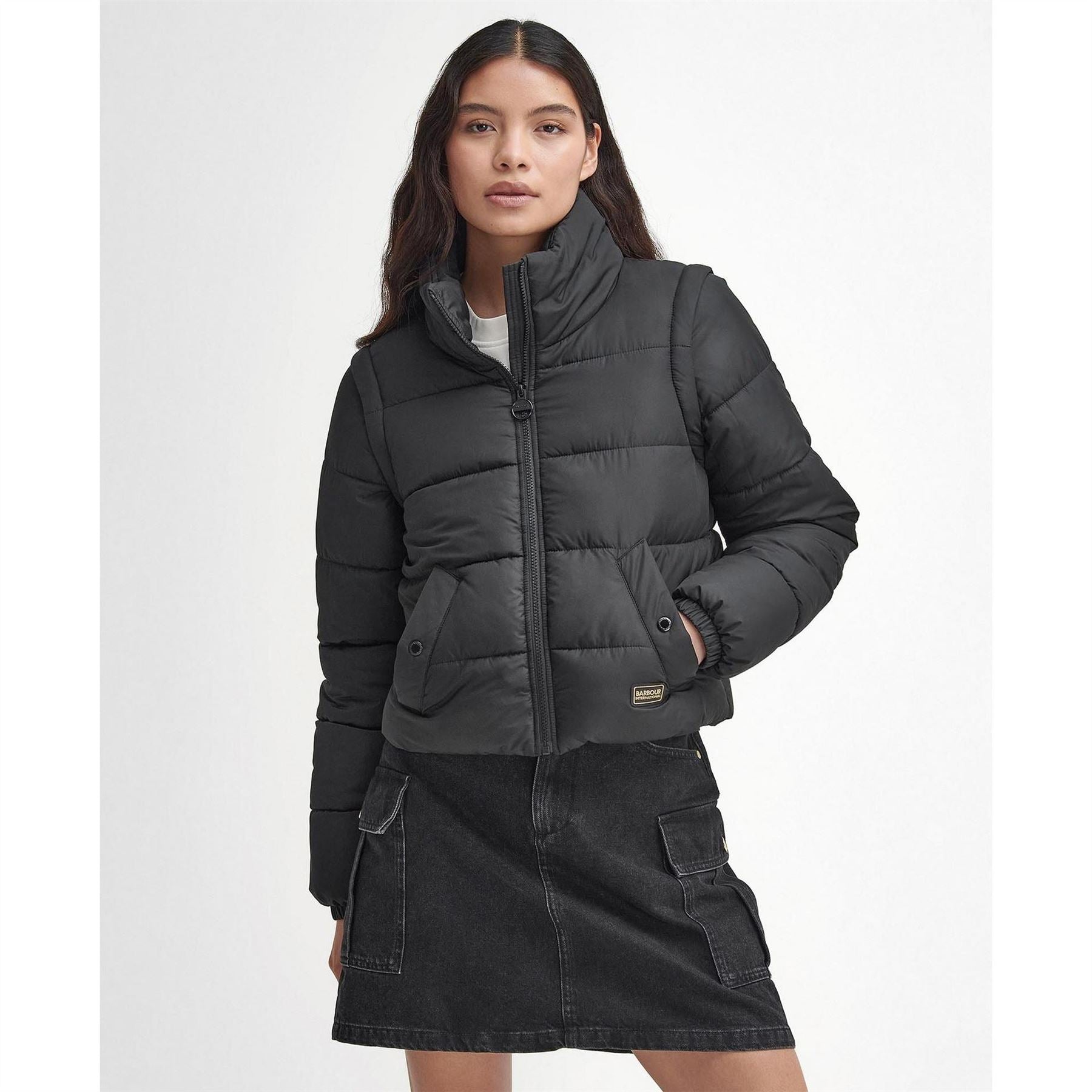 Barbour International Convertible Puffer Jacket