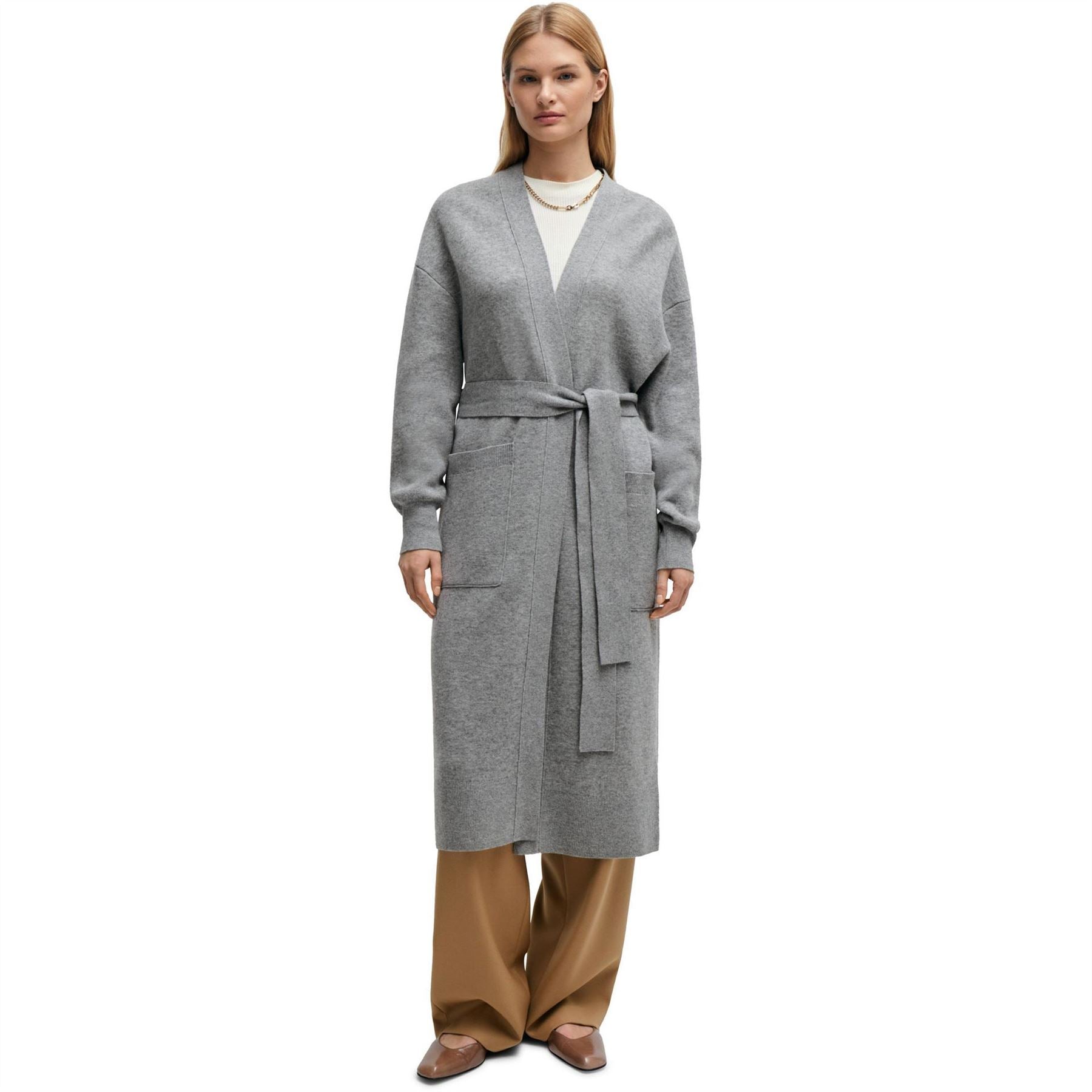 Boss V-Neck Long Sleeve Dressing Gown