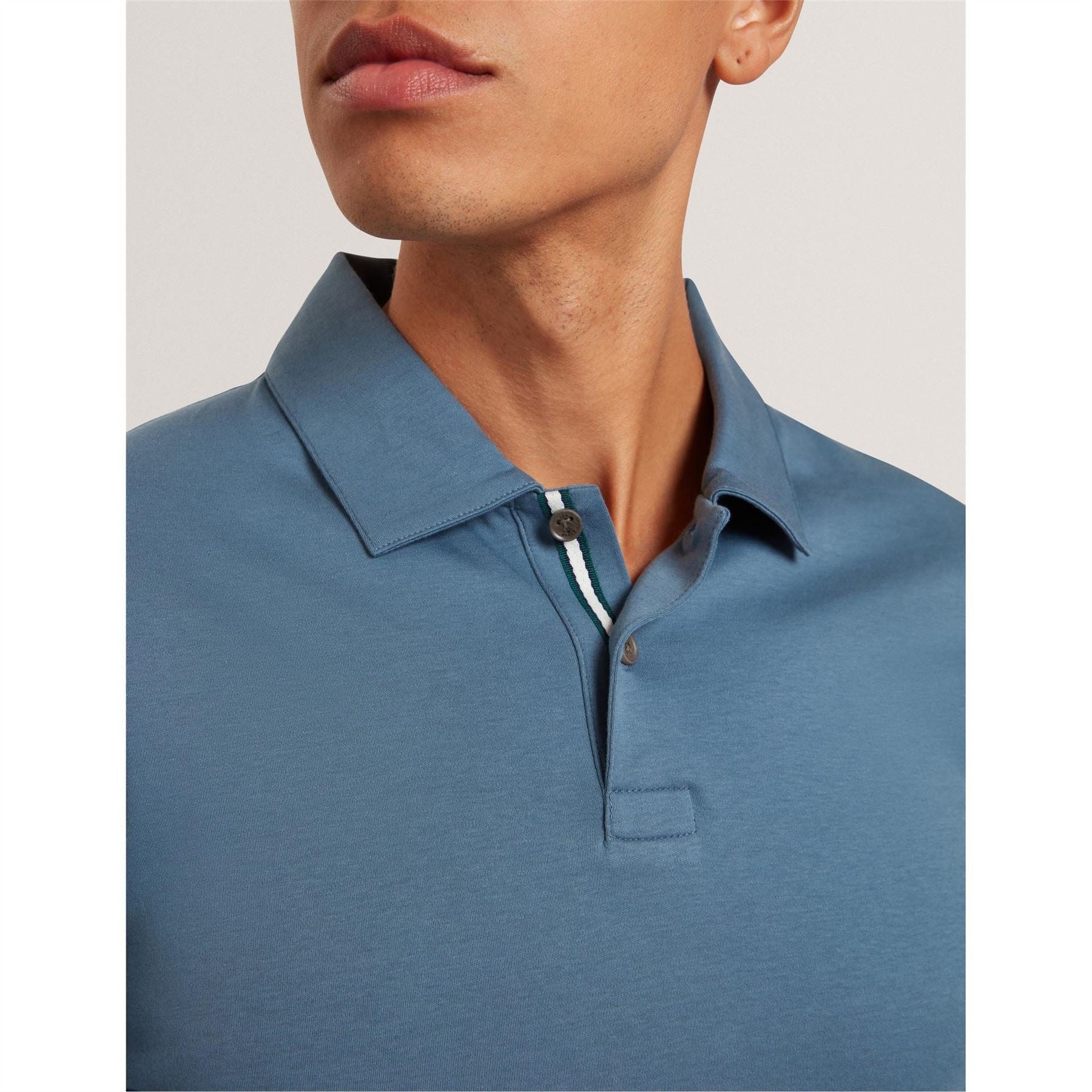 Ted Baker Mercerised Collared Neck Short Sleeve Polo Shirt