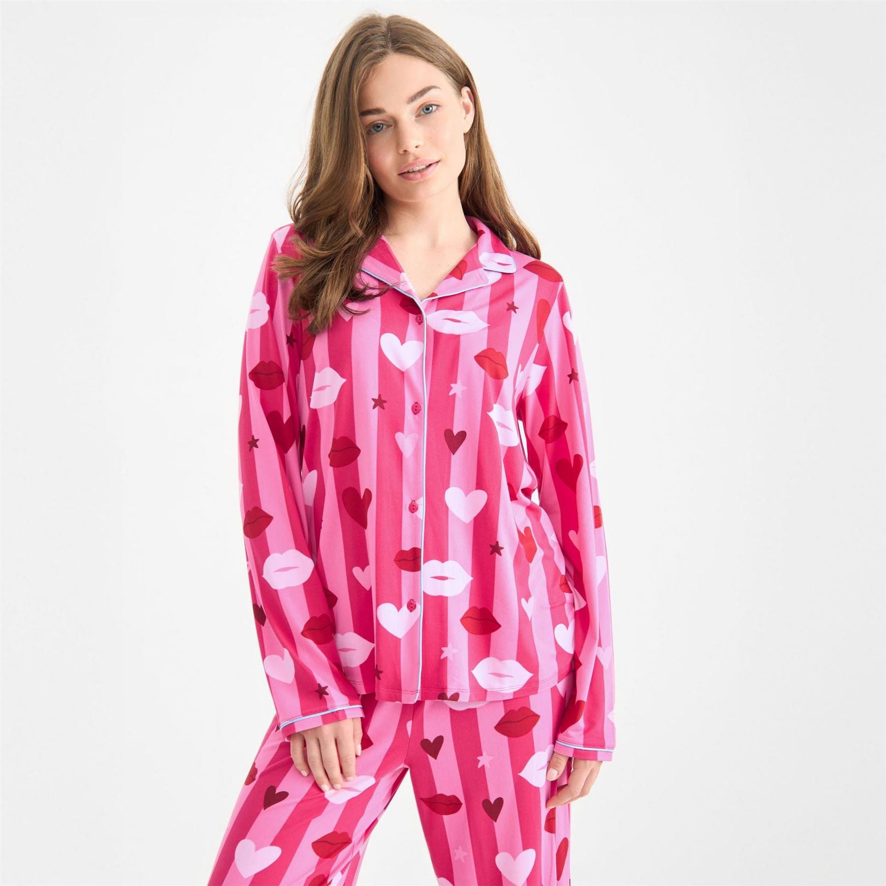 Urban Threads Long Sleeve Pyjama Set