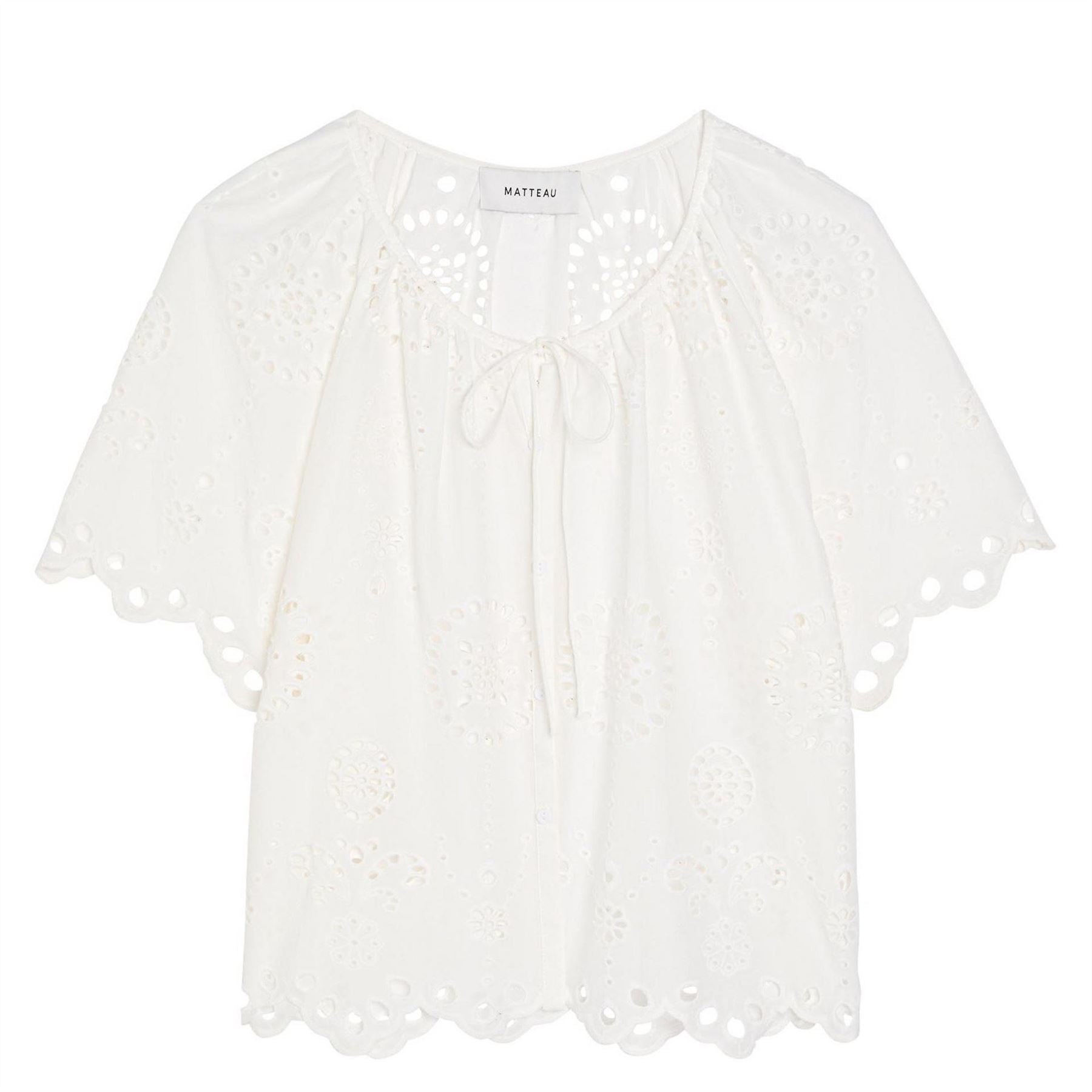 Matteau Broderie Lace Blouse