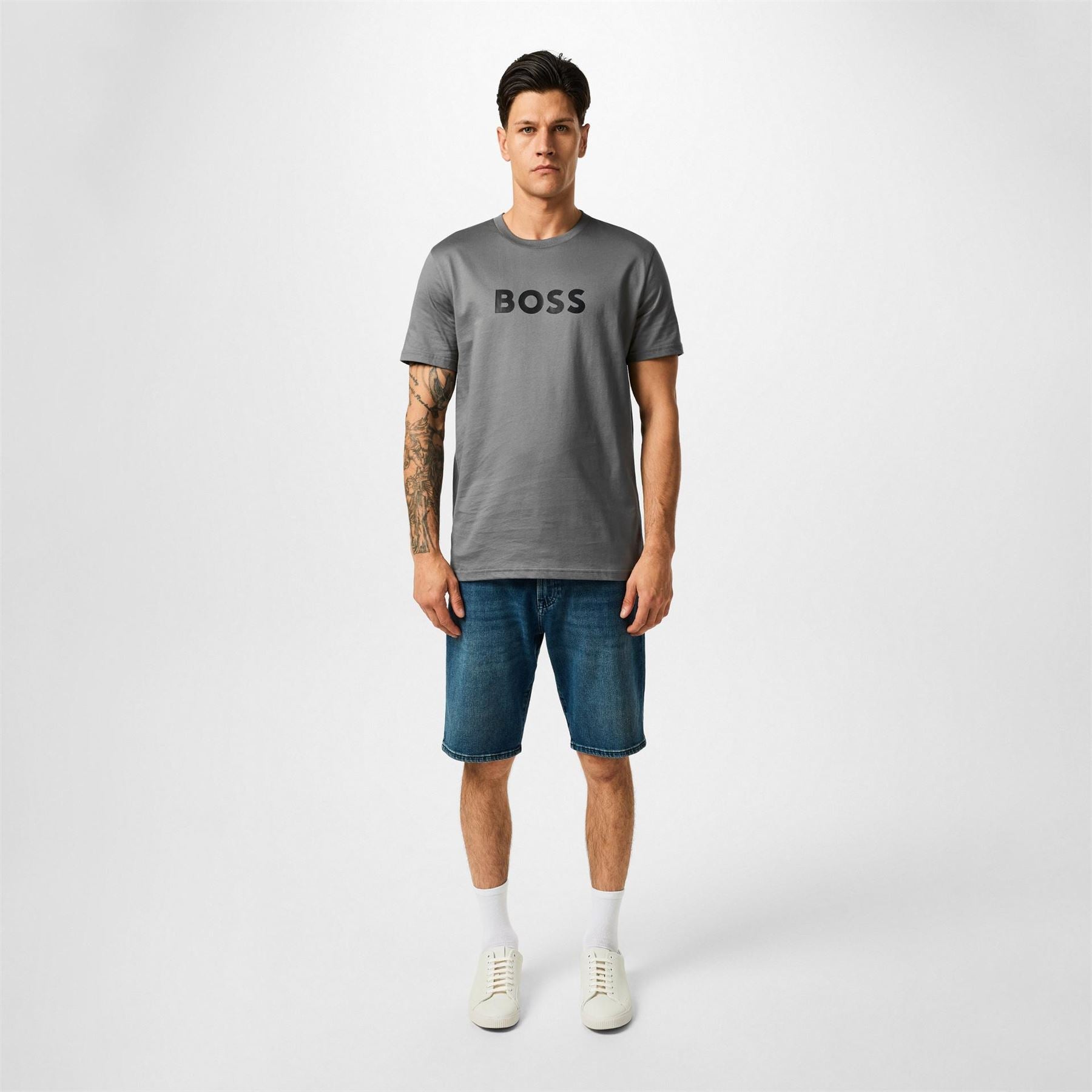 Boss BOSS Bodywear Short Sleeve T Shirt with Logo Print Detail