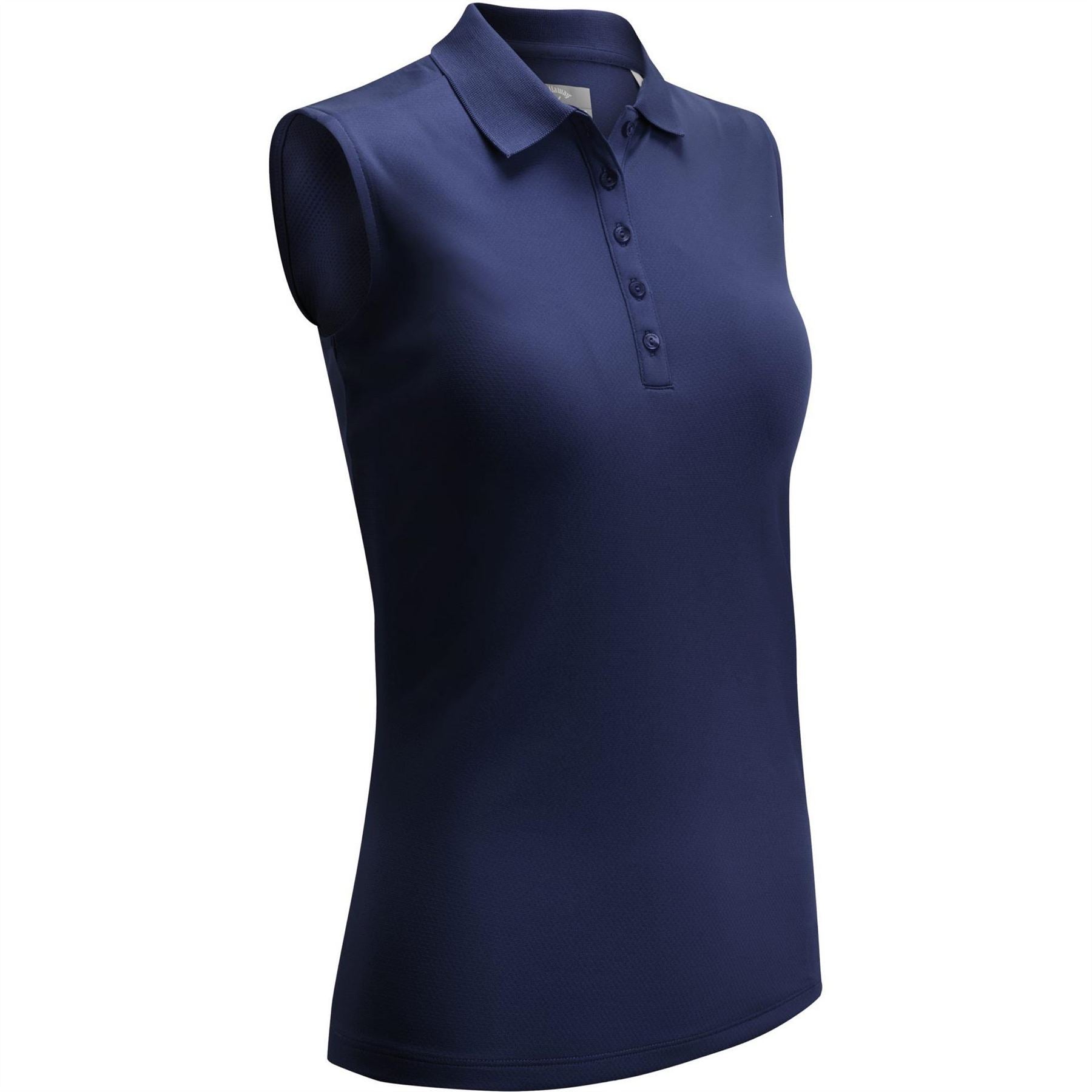 Callaway Sleeveless Knit Polo Shirt Ladies