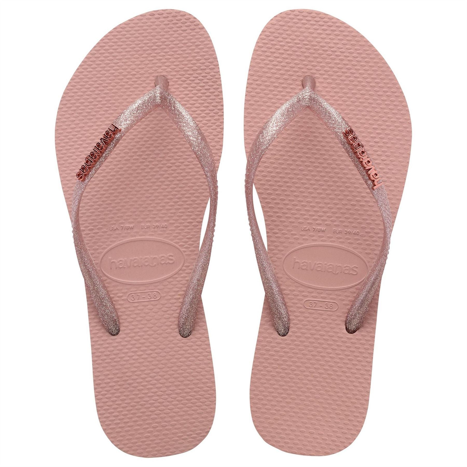 Havaianas Kids Slim Metallic Flip Flops