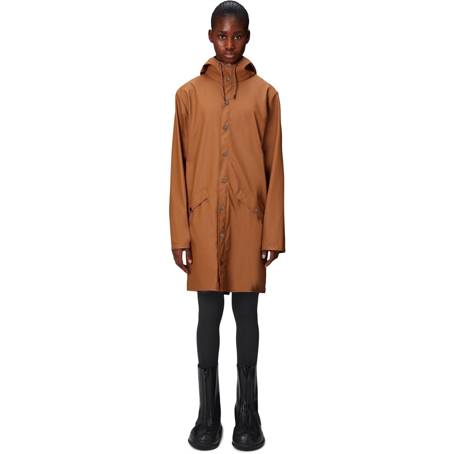 Rains Adults Waterproof Hooded Long Sleeve Rain Anorak