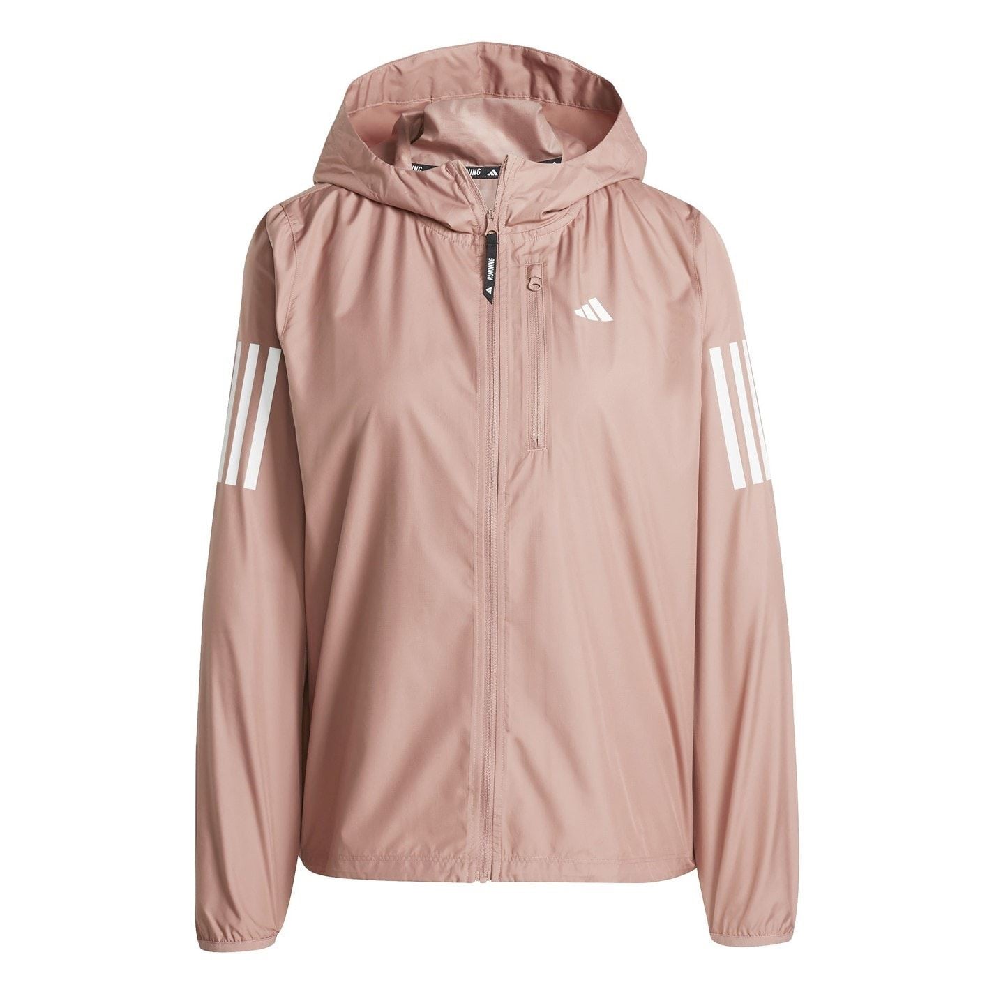 adidas Own The Run Water Resistant Wind Resistant Long Sleeve Performance Running Jacket