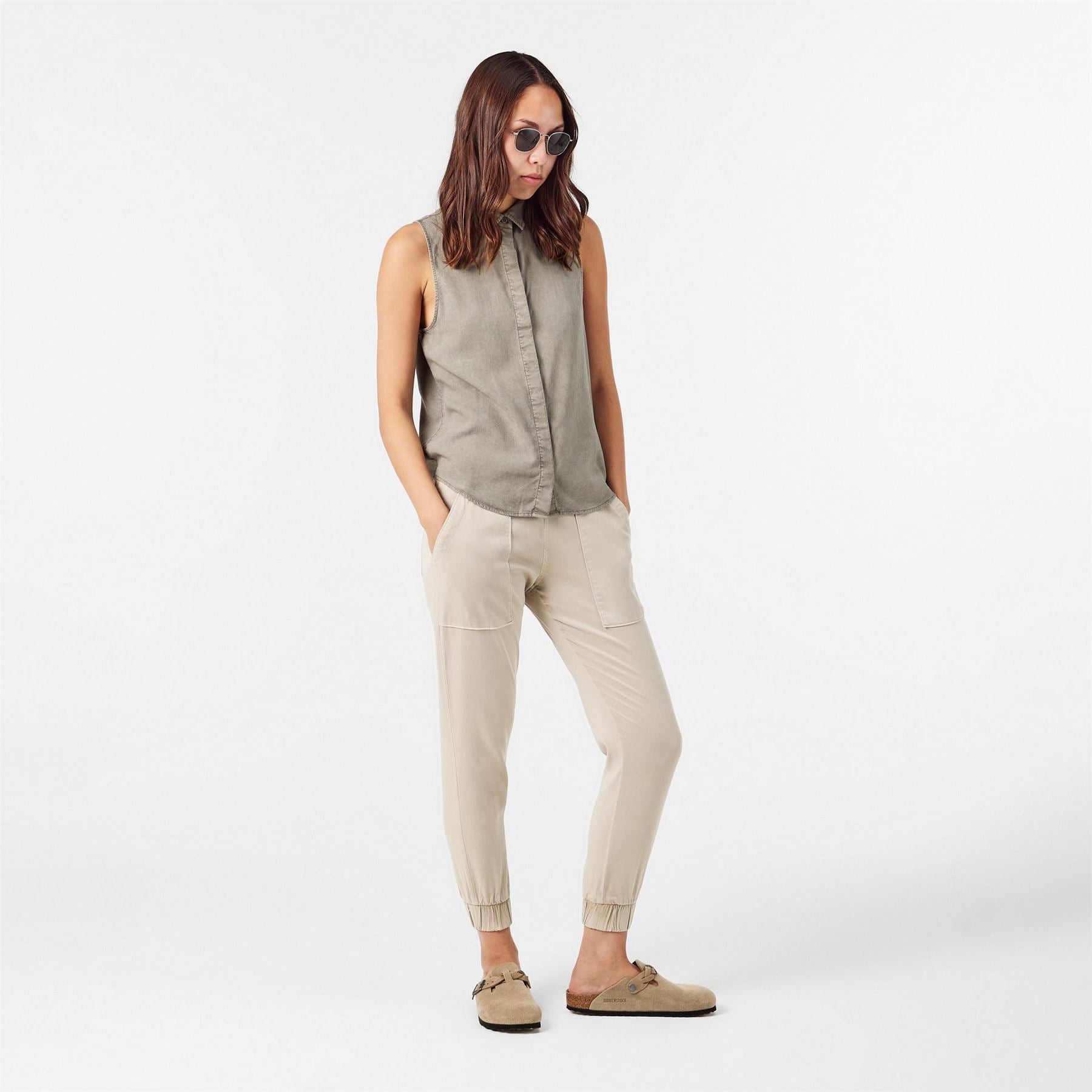 Bella Dahl Relaxed Fit Sleeveless Shirt