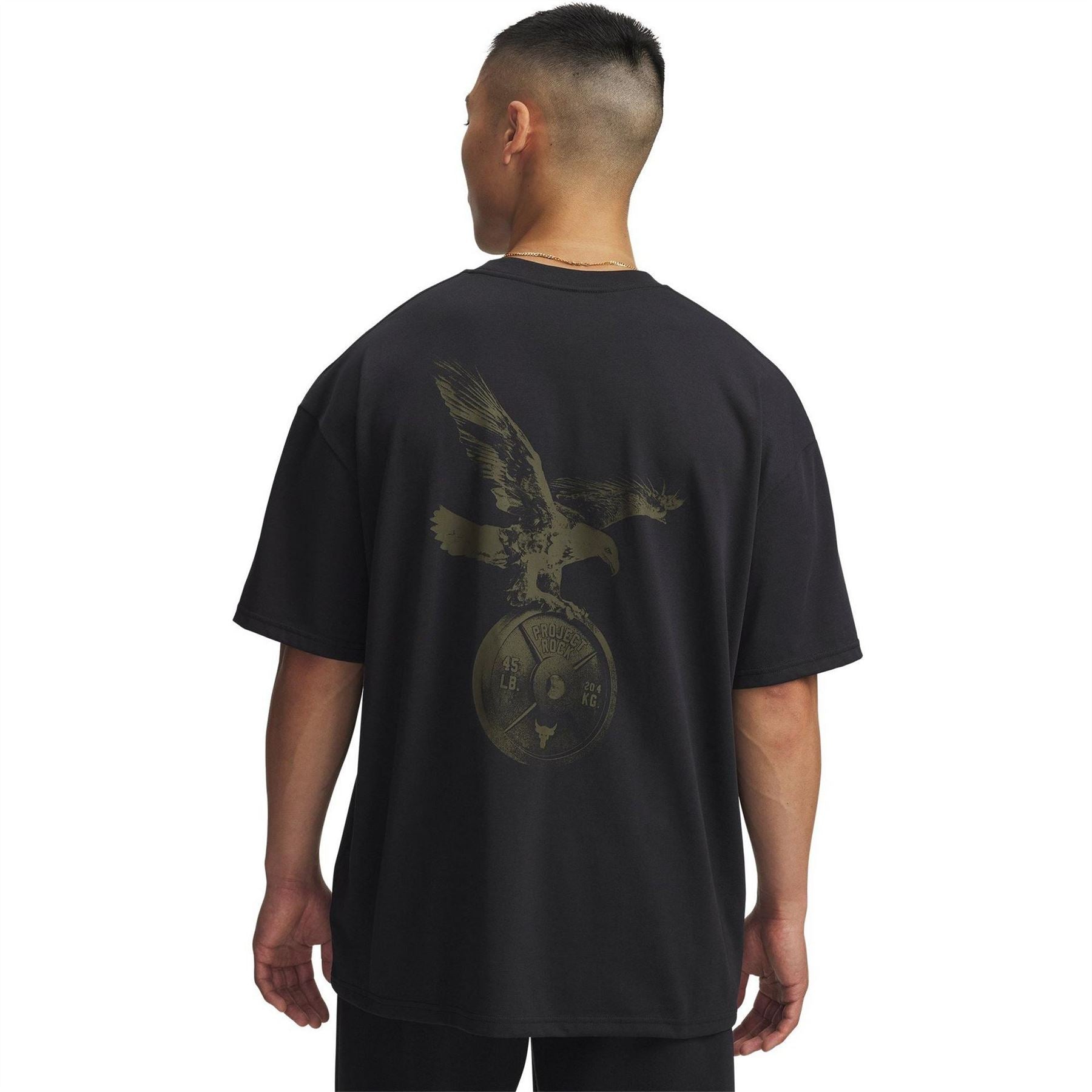 Under Armour Project Rock Warrior Print Crew Neck Short Sleeve T-Shirt