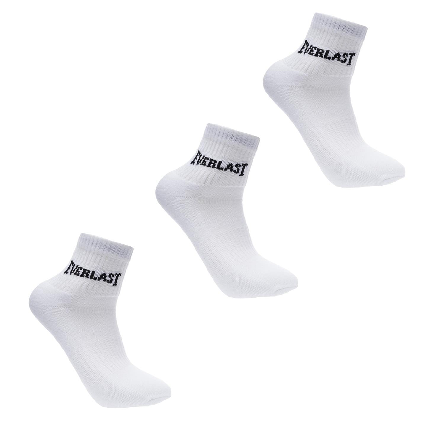 Everlast Mens Quarter Socks 3 Pack