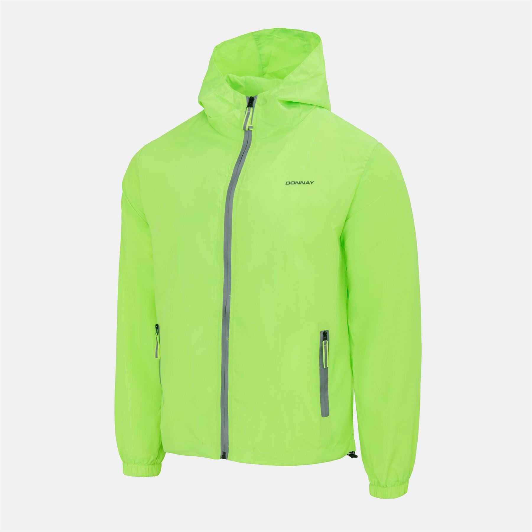 Donnay Hooded Windbreaker Elasticated Cuff Jacket