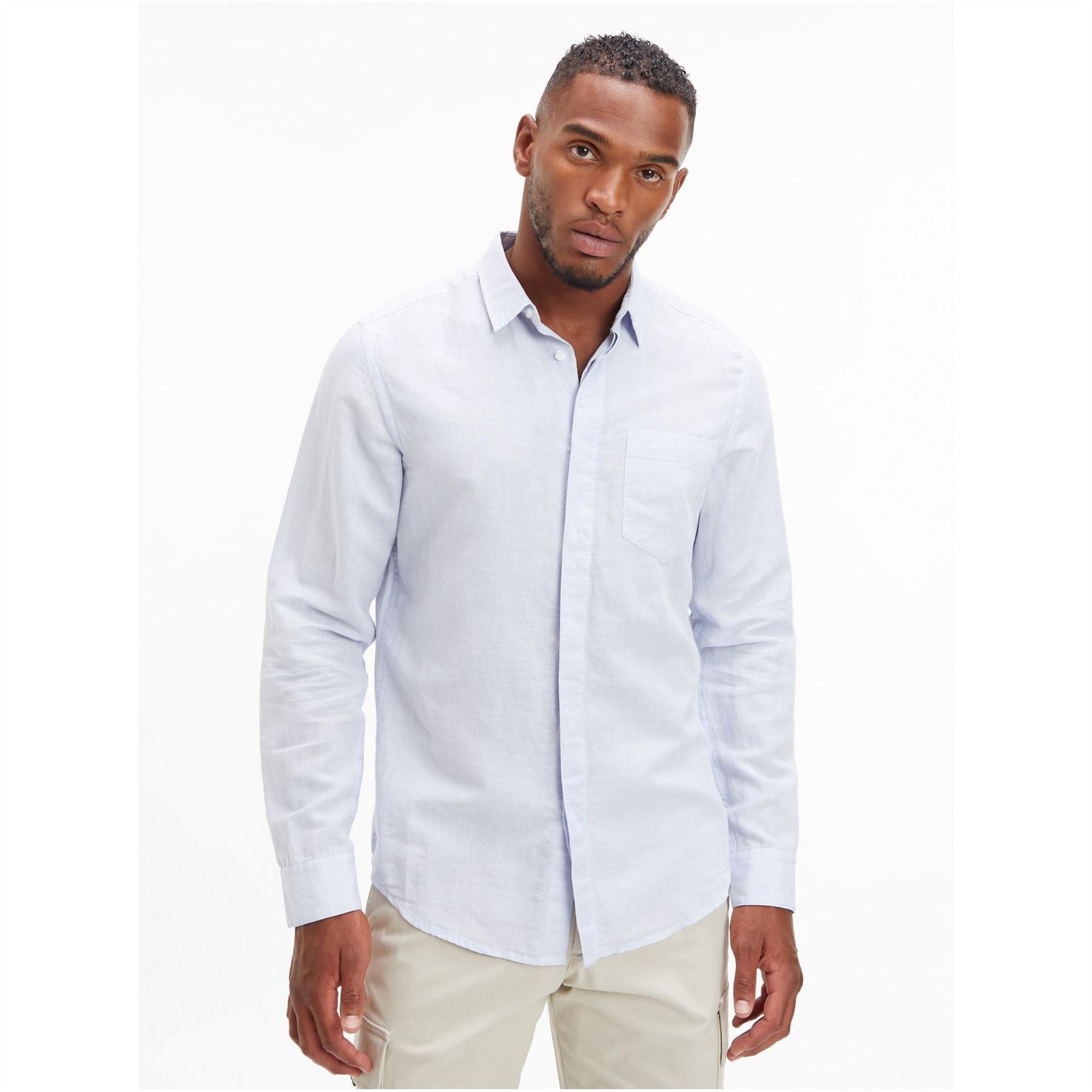 Calvin Klein Linen Cotton Regular Fit Shirt