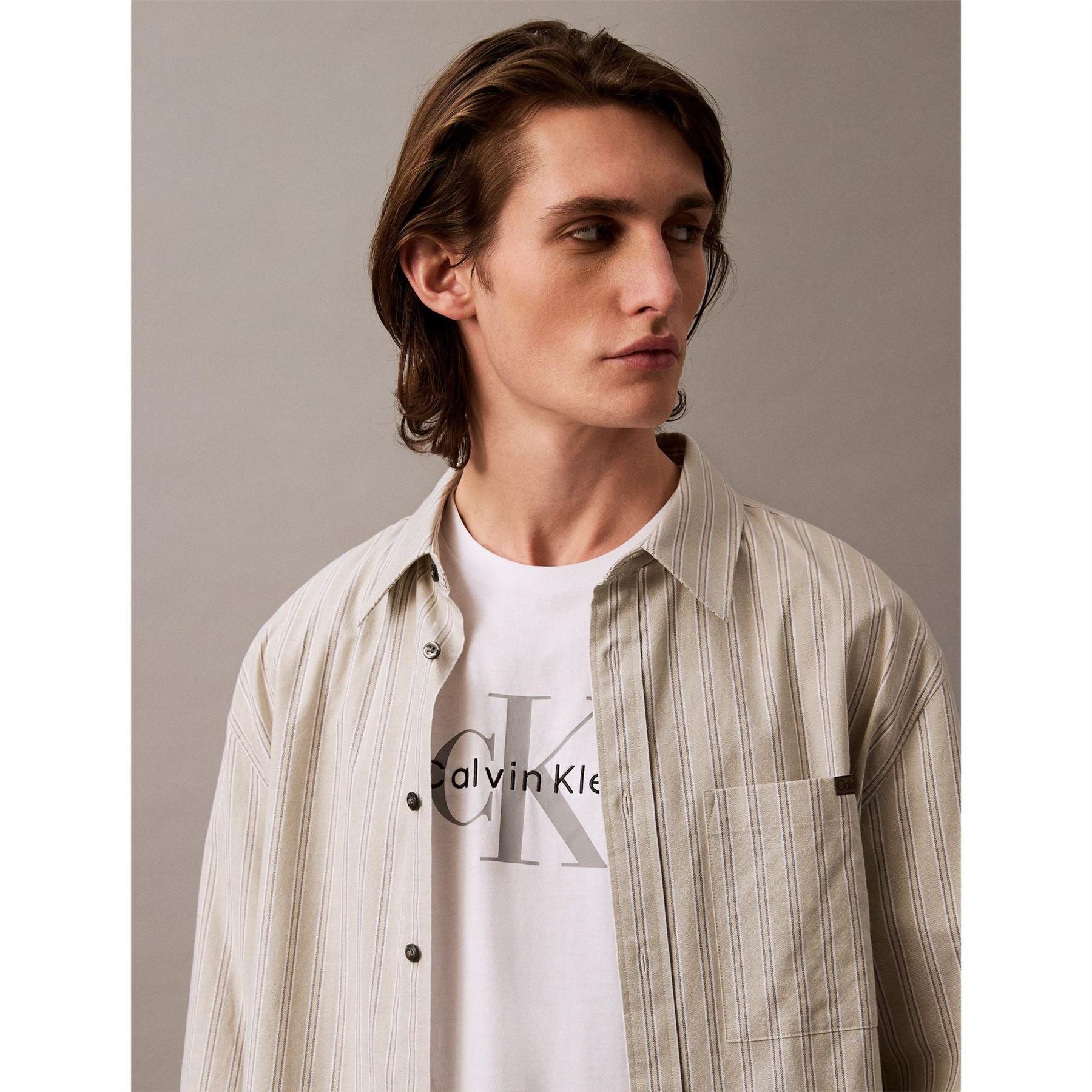 Calvin Klein Jeans Monogram Crew Neck Short Sleeve T-Shirt